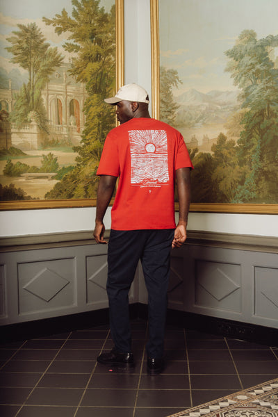 Horizon T-shirt - Bordeaux