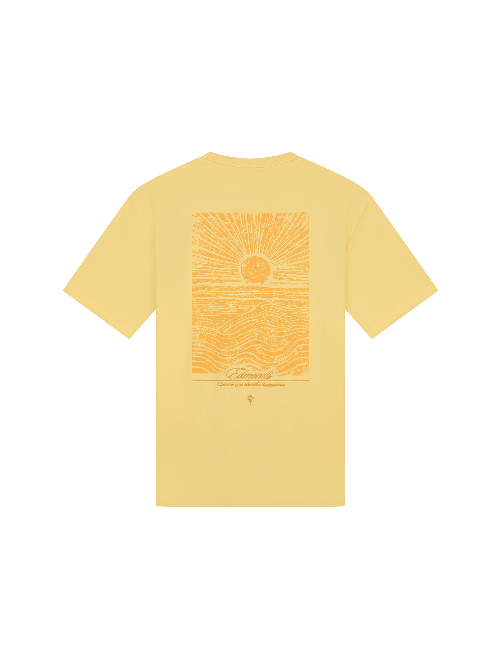Horizon T-shirt - Sun yellow