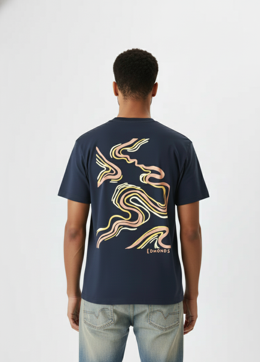 Tourbillon T-shirt - Navy