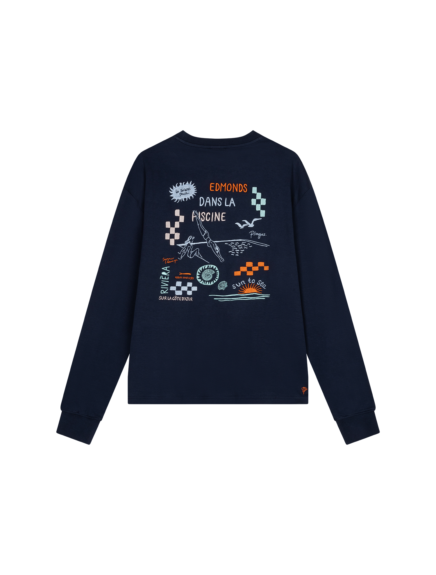 La piscine Longsleeve  - Navy