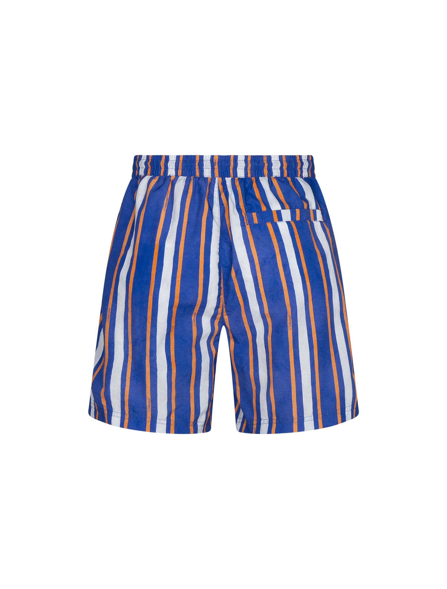 Striped Washed Swimshort - navy
