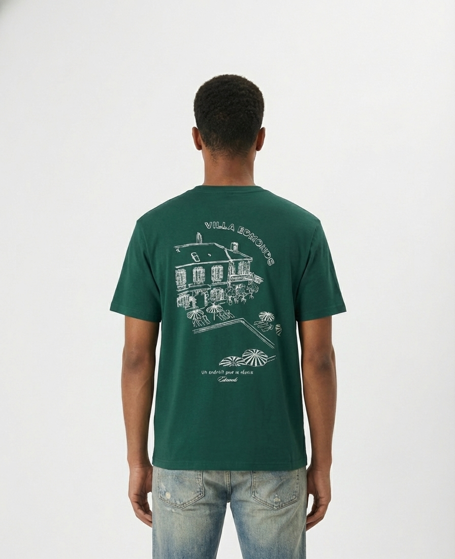 Villa Edmonds T-shirt  - Bottle green