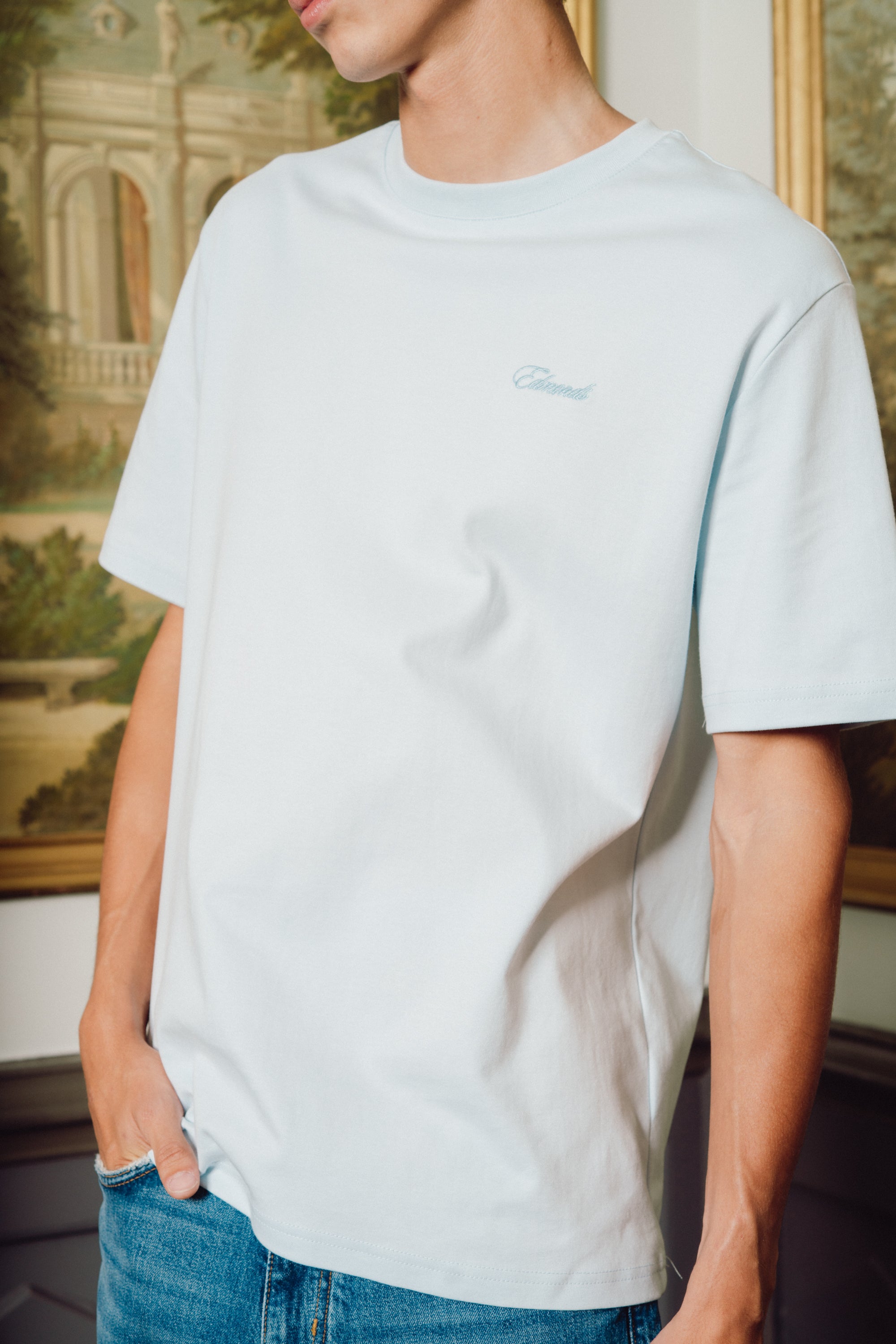 Herritage T-shirt -  Light blue