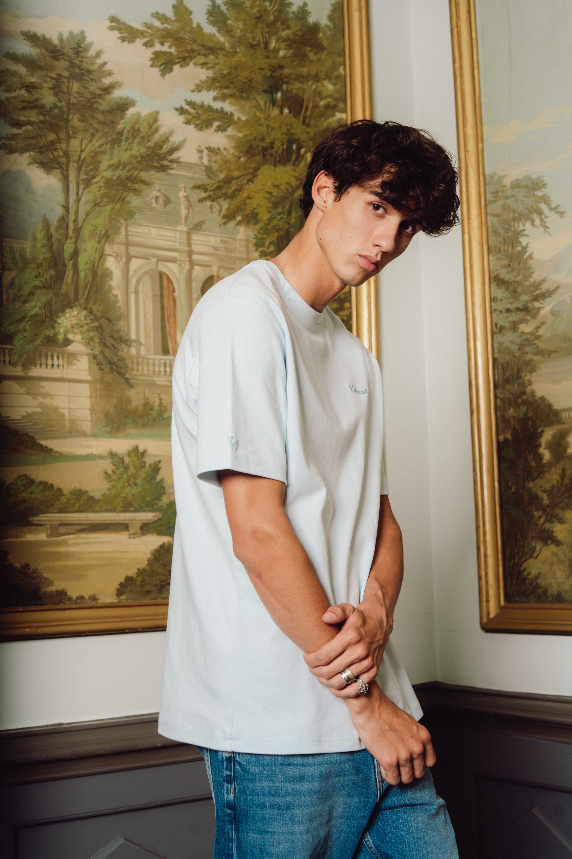 Essential T-shirt - Light blue
