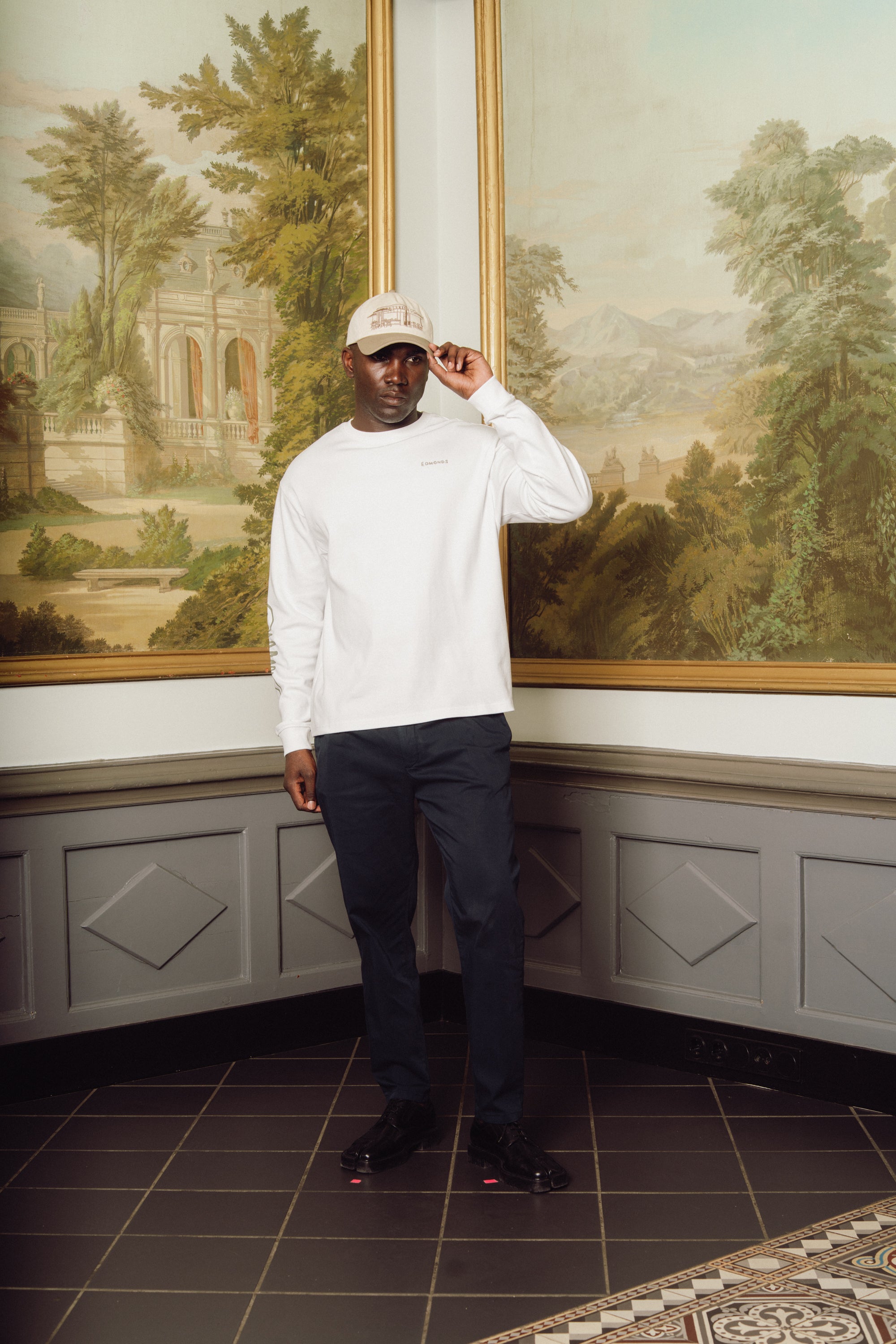 Le Poisson longsleeve Tee - White