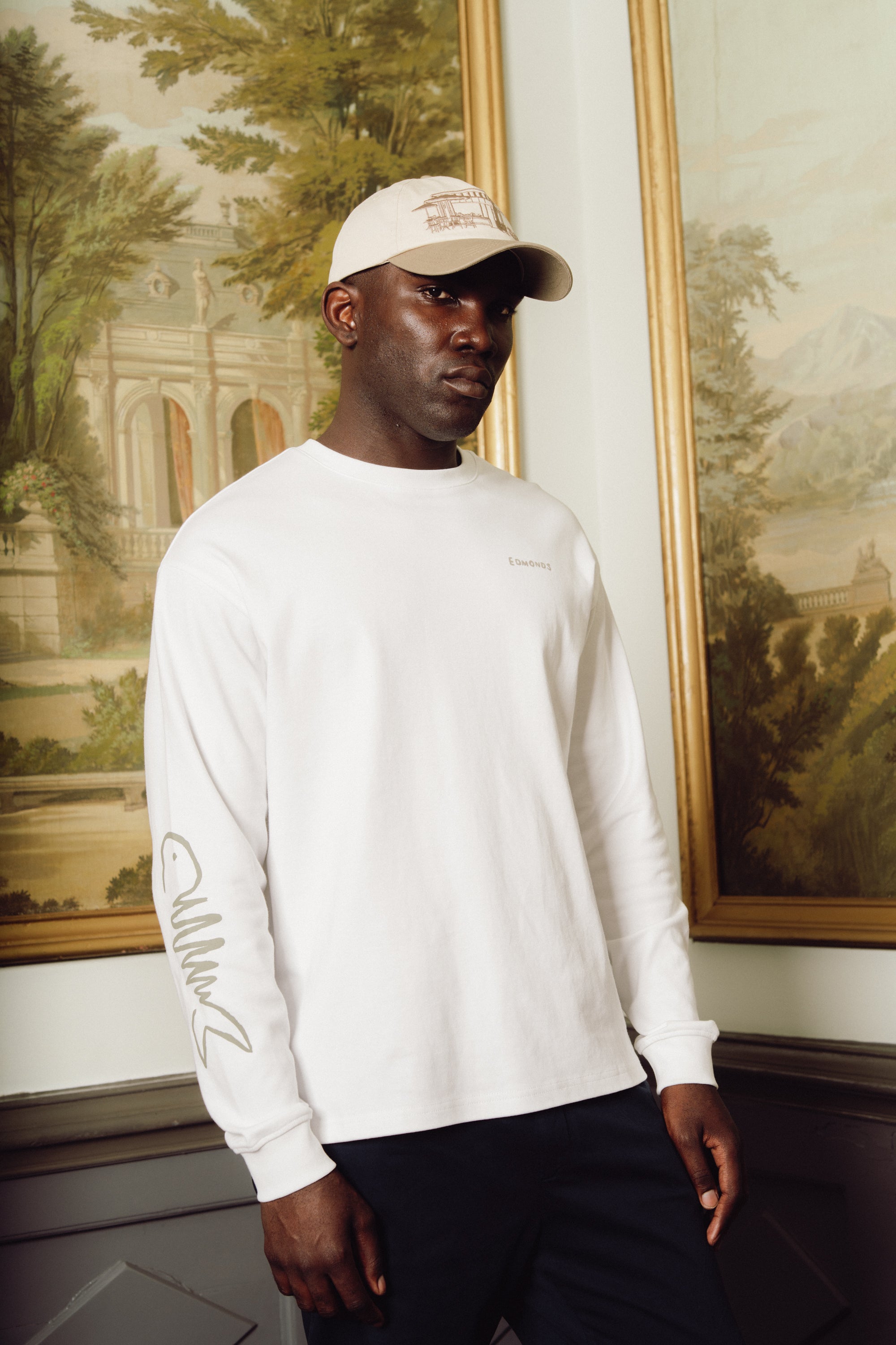 Le Poisson longsleeve Tee - White