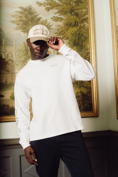 Le Poisson longsleeve Tee - White