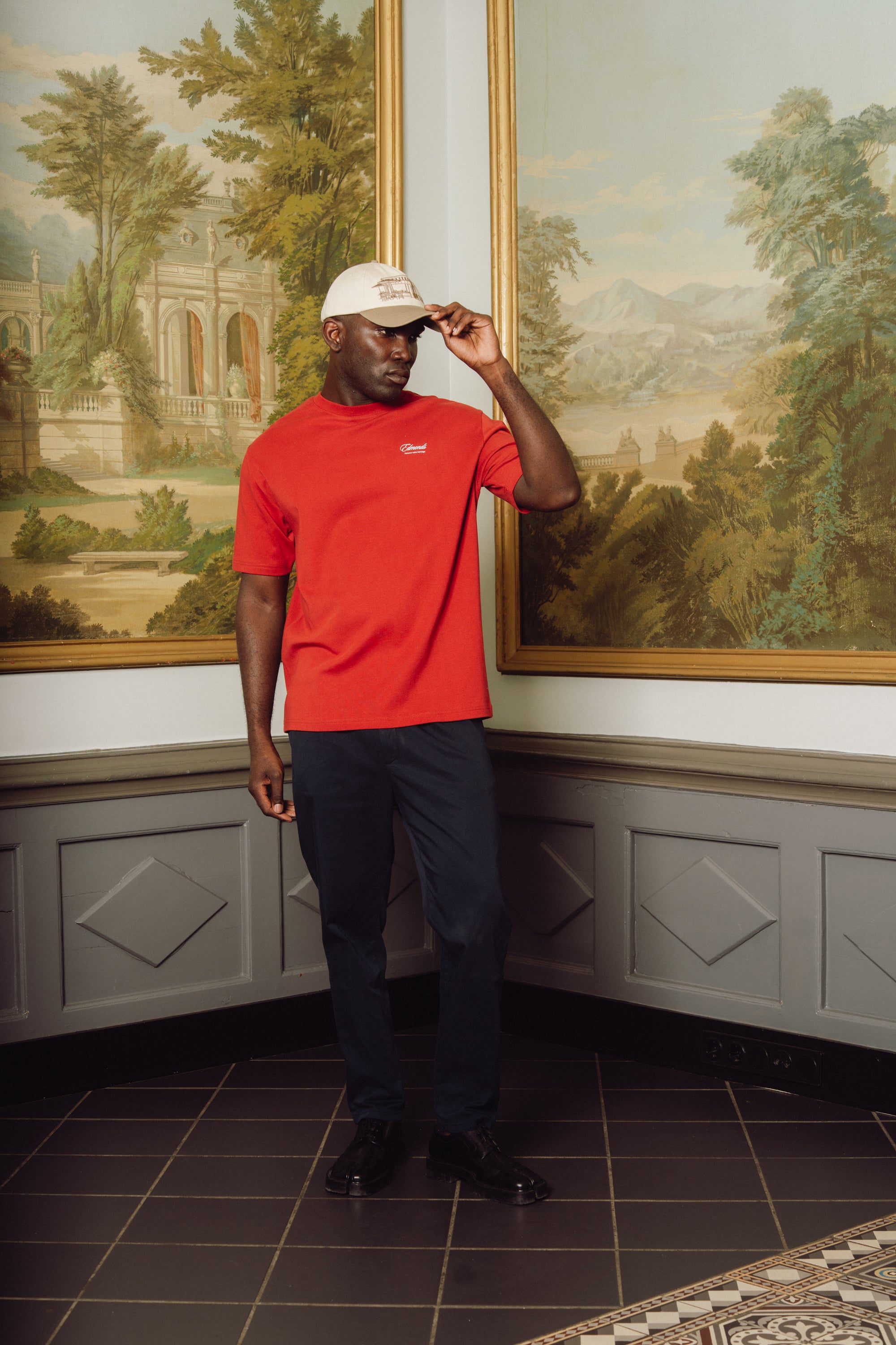Horizon T-shirt - Bordeaux