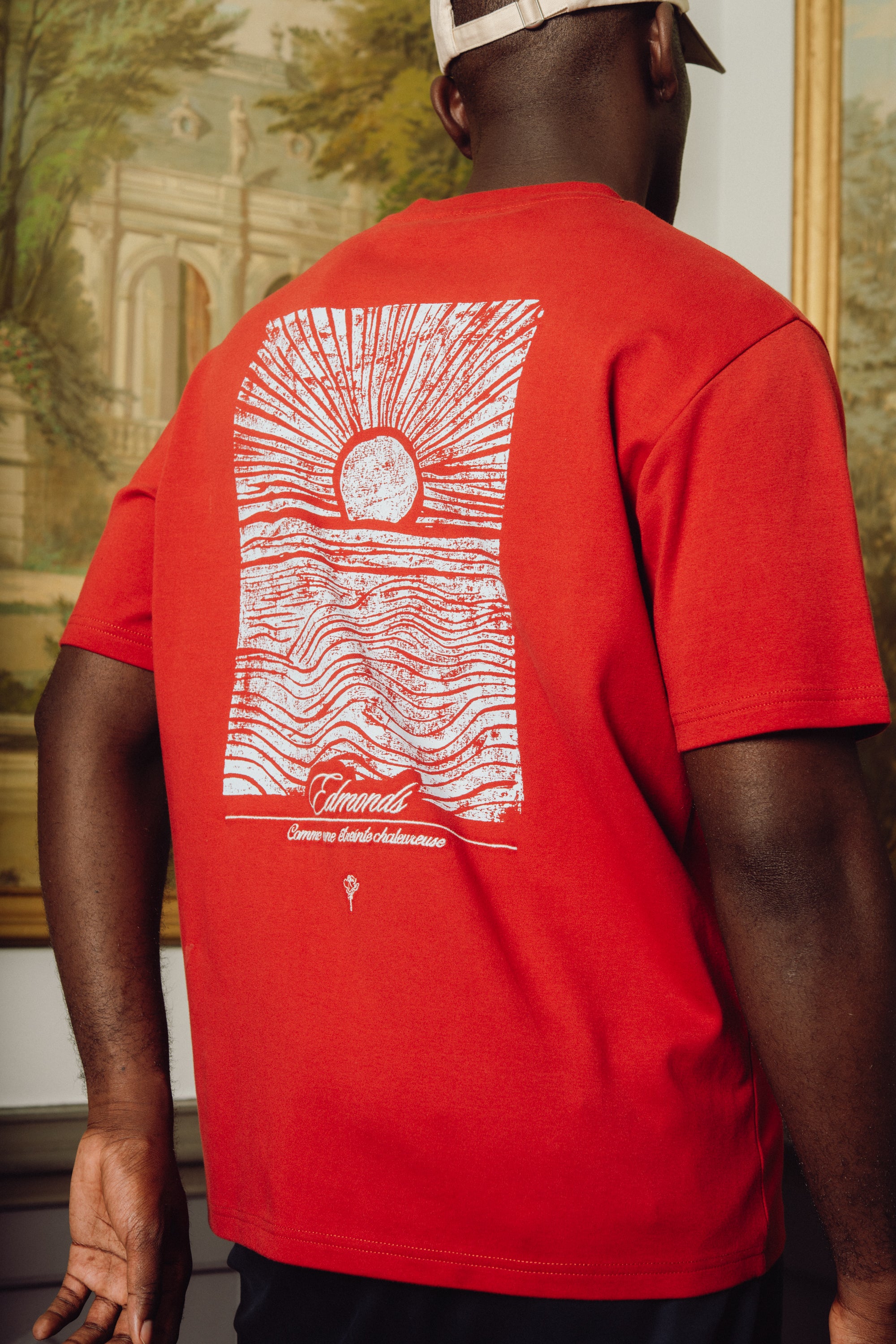Horizon T-shirt - Bordeaux