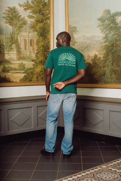 Honorer embroidery tee - Green