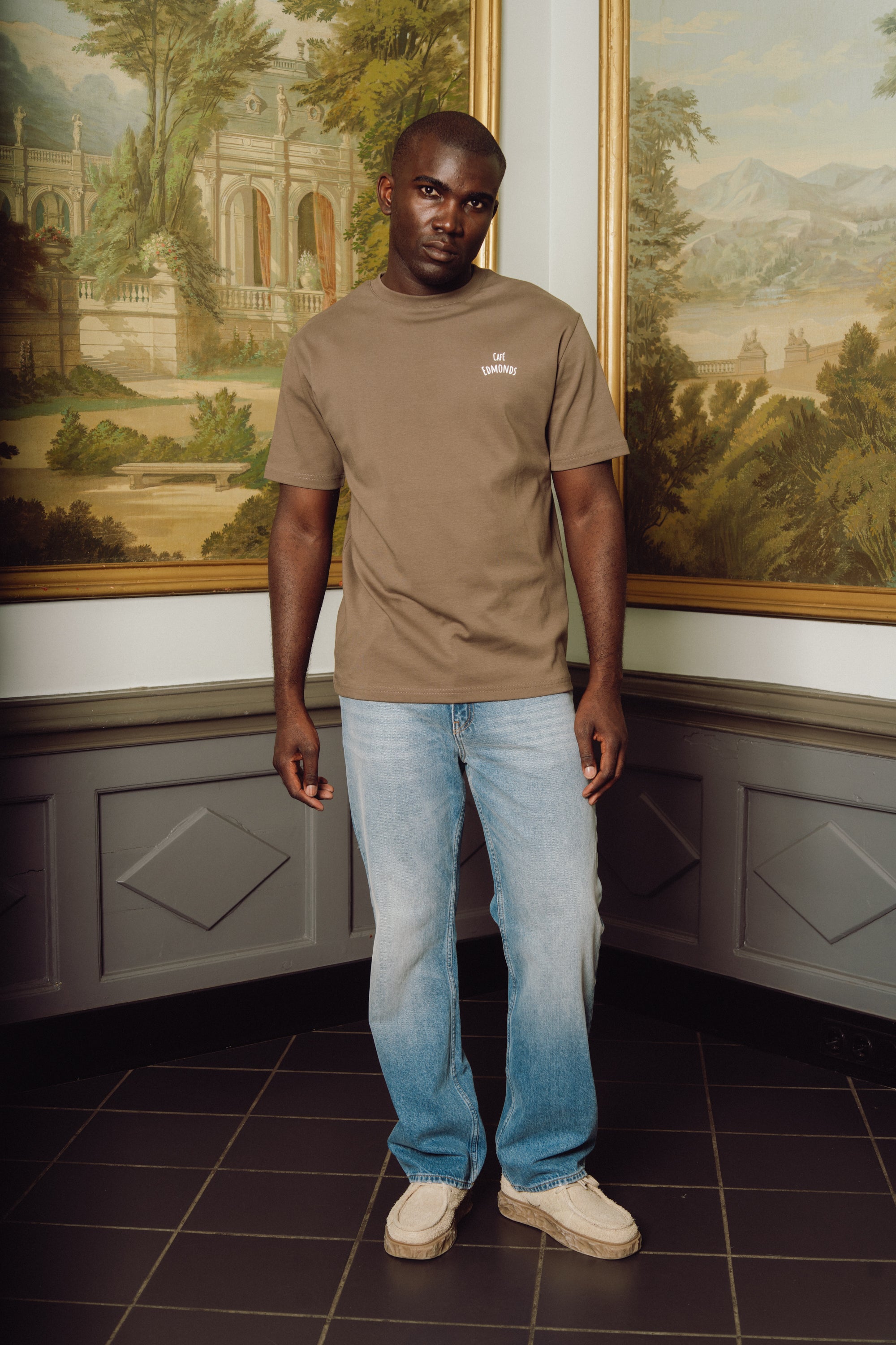 Café Edmonds T-shirt - Brown