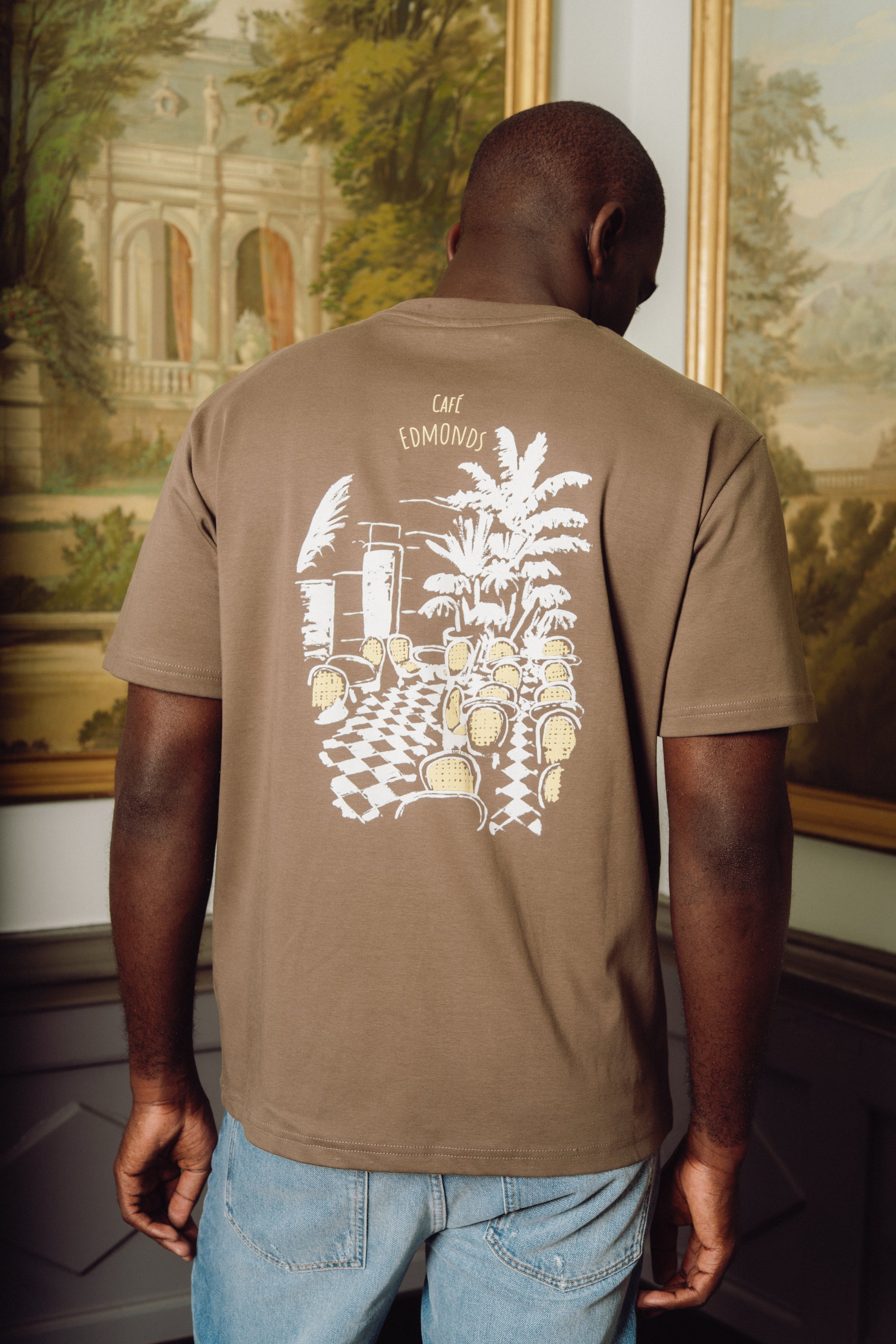 Café Edmonds T-shirt - Brown