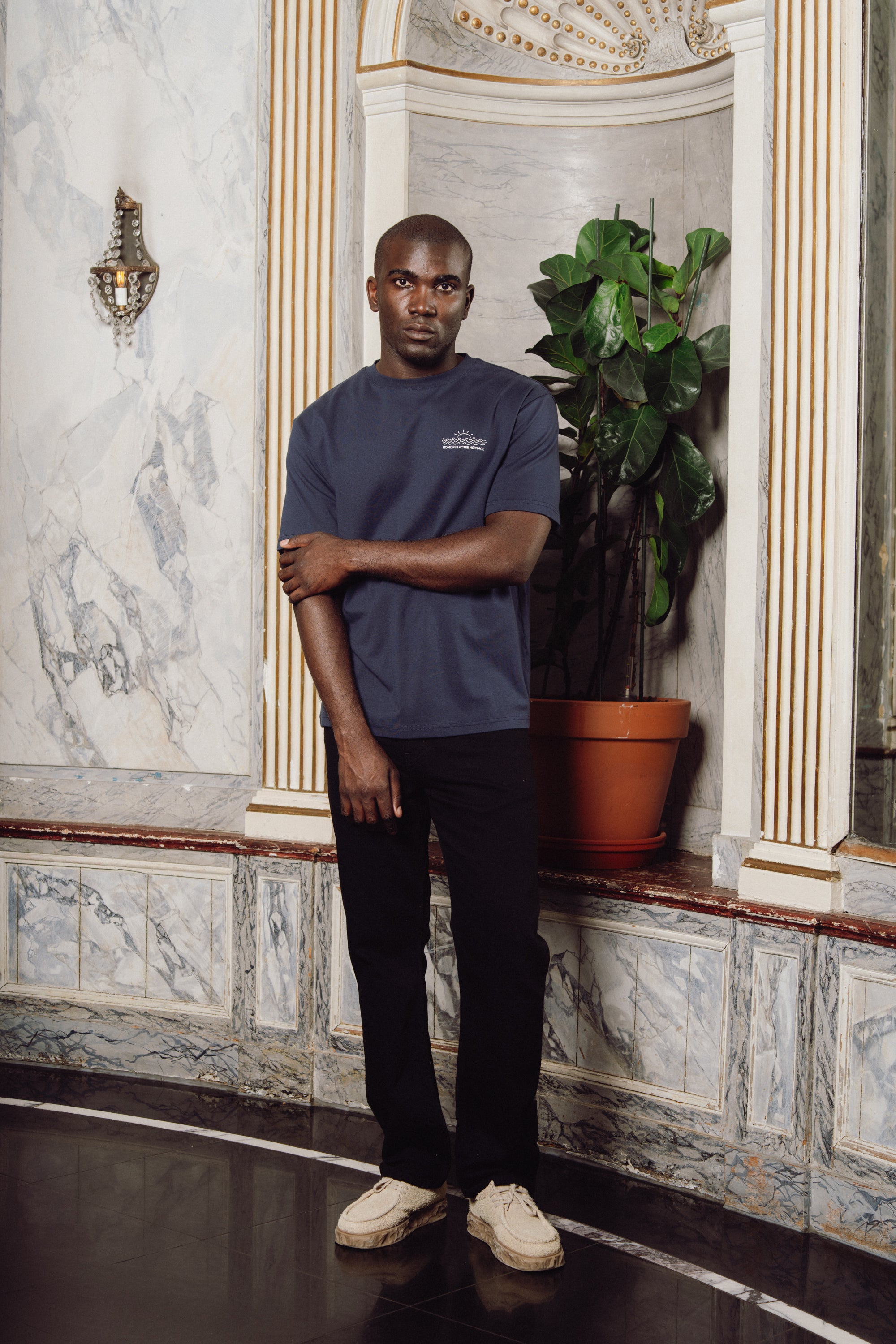 Hommage T-shirt - Navy
