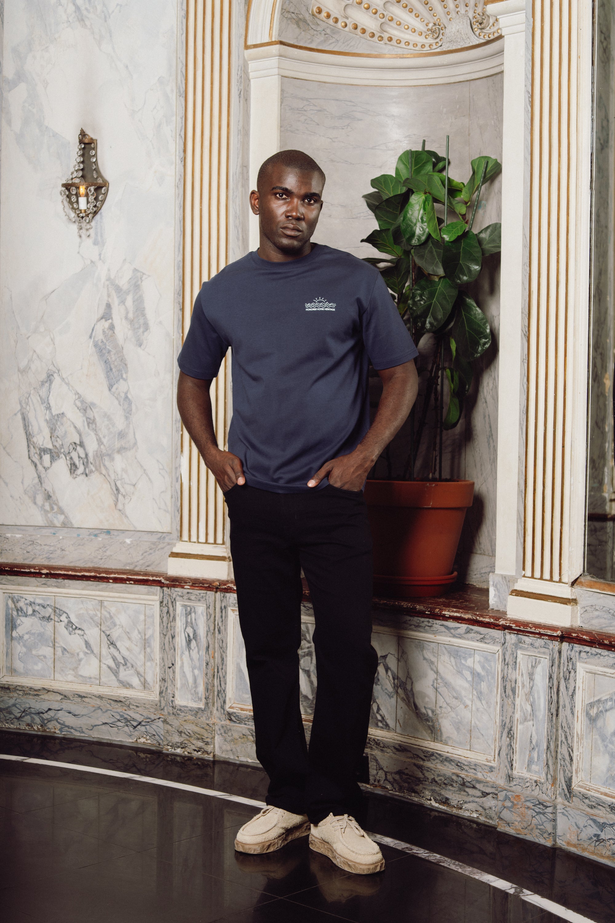Hommage T-shirt - Navy