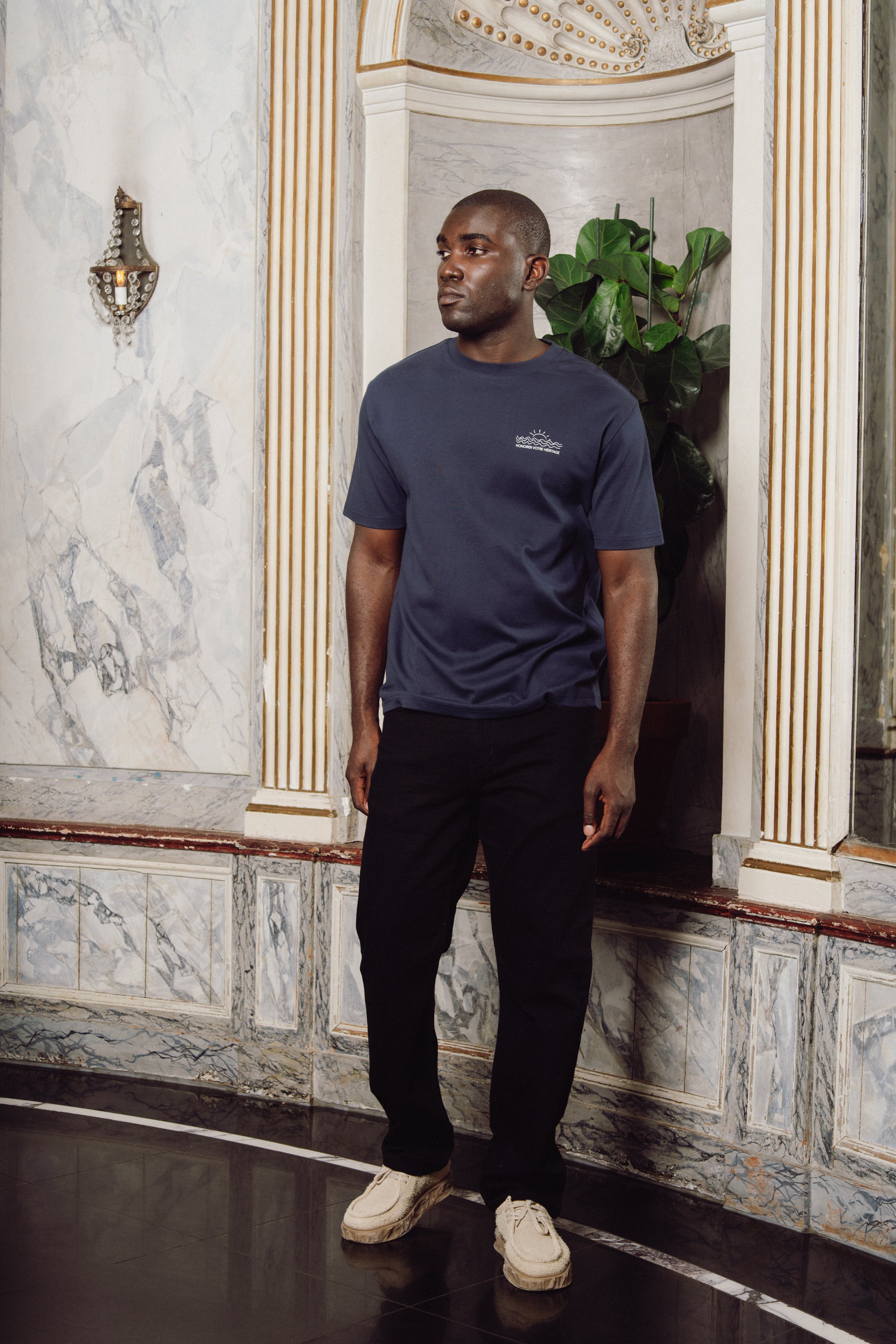Hommage T-shirt - Navy