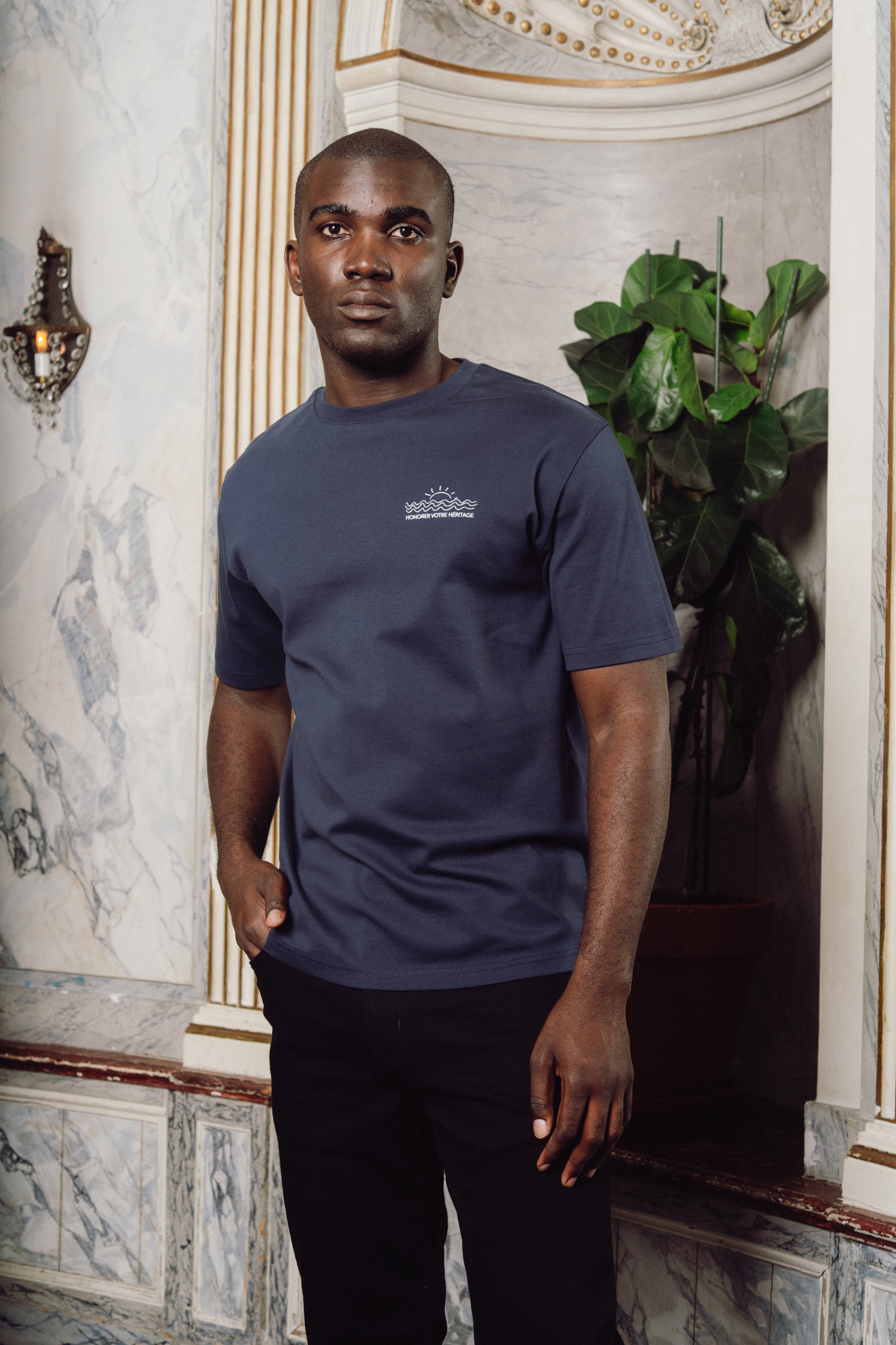 Hommage T-shirt - Navy