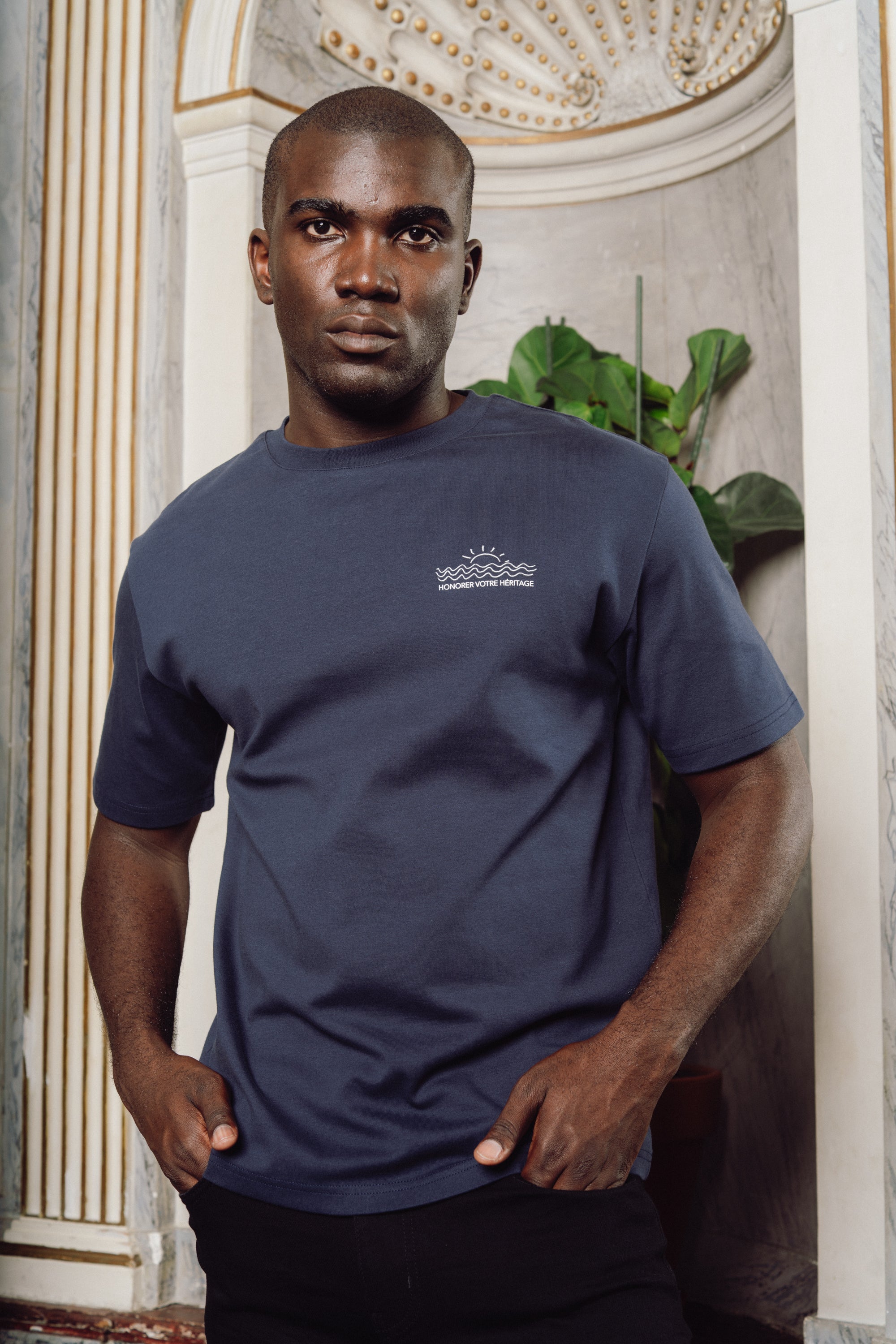 Hommage T-shirt - Navy