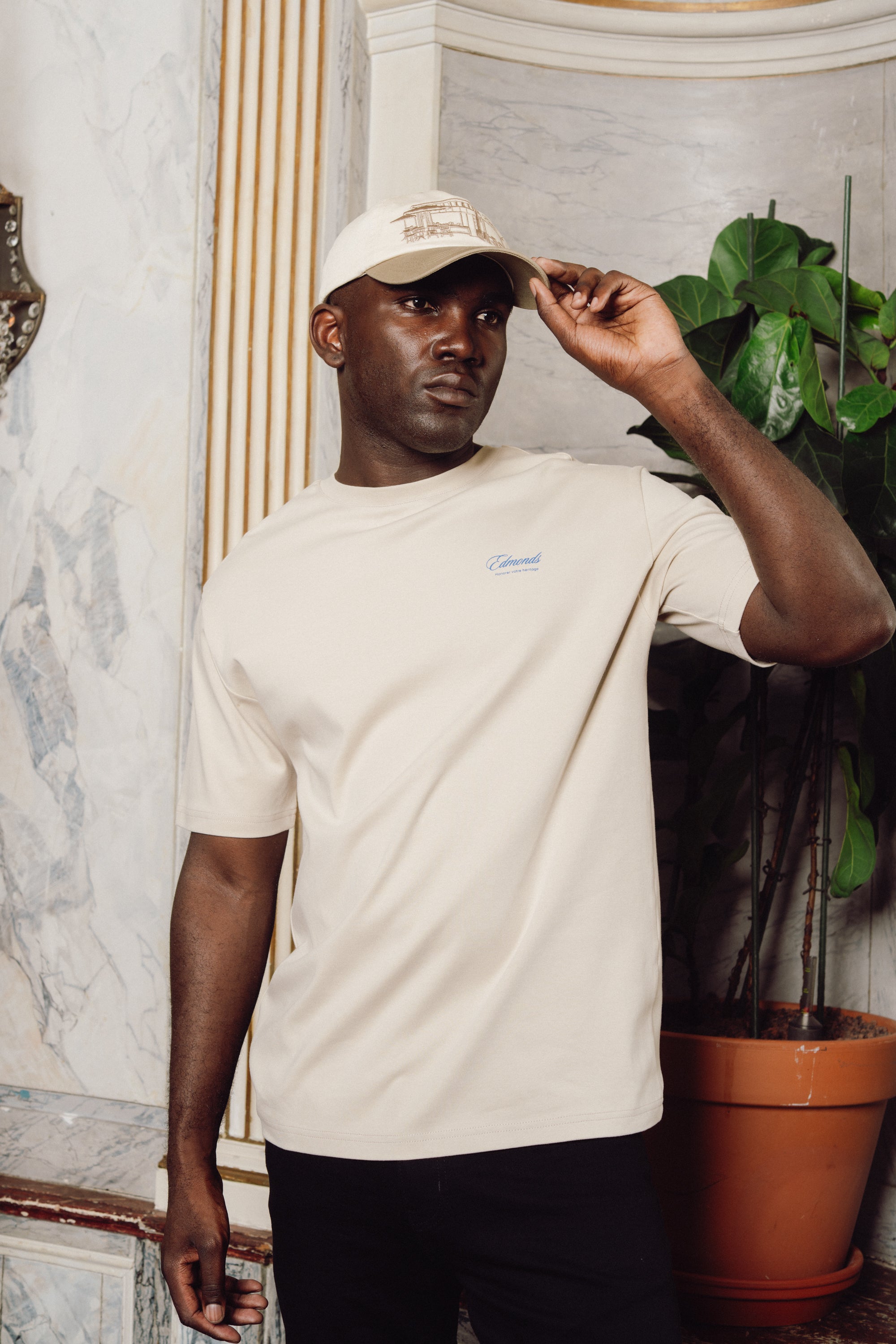 Herritage T-shirt -  Light Sand