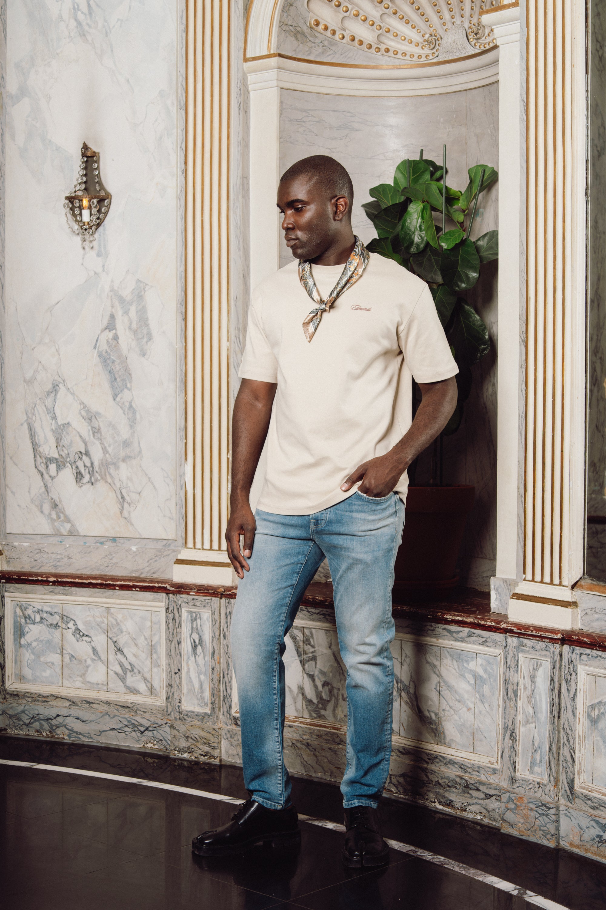 Herritage T-shirt -  Light Sand