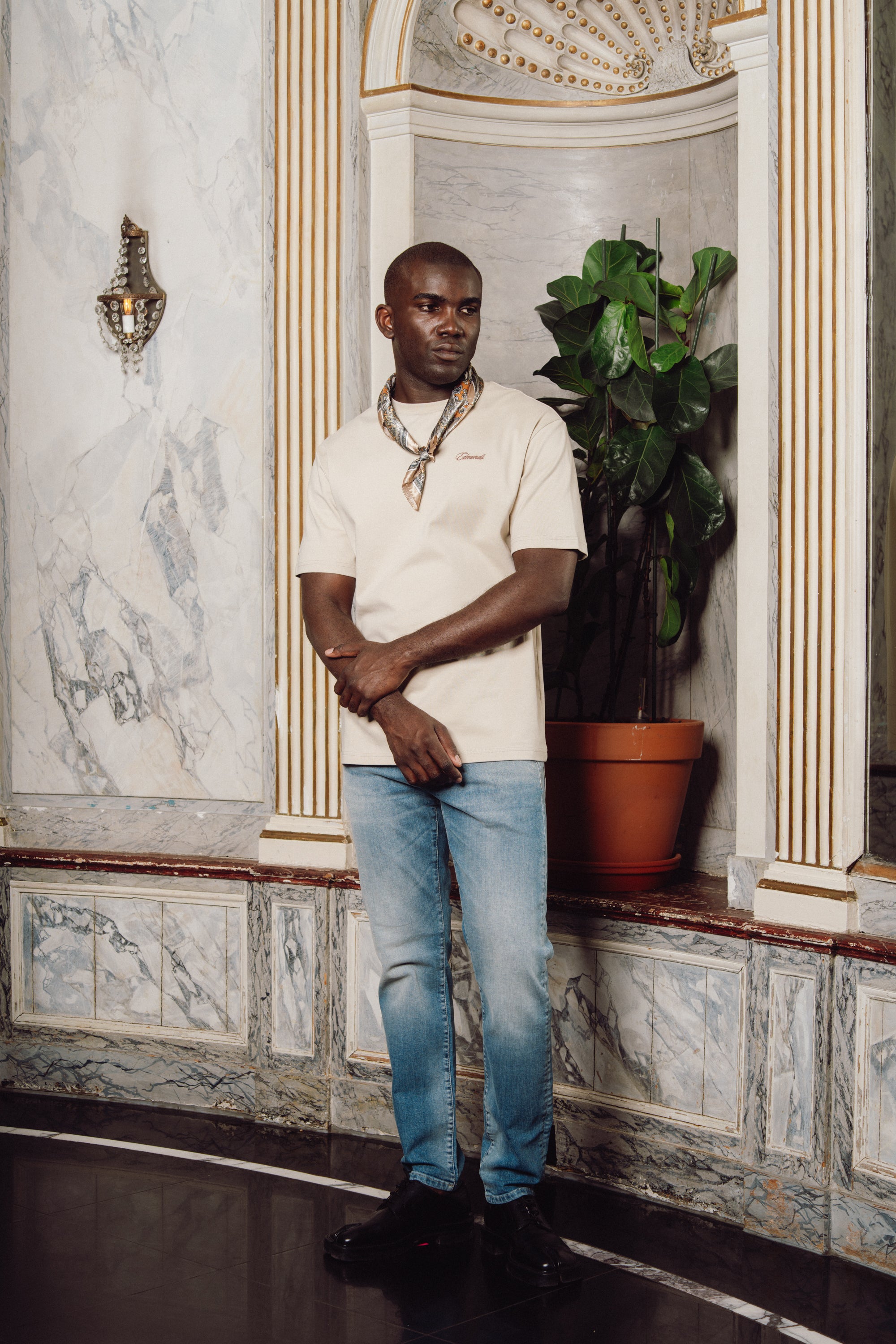 Herritage T-shirt -  Light Sand