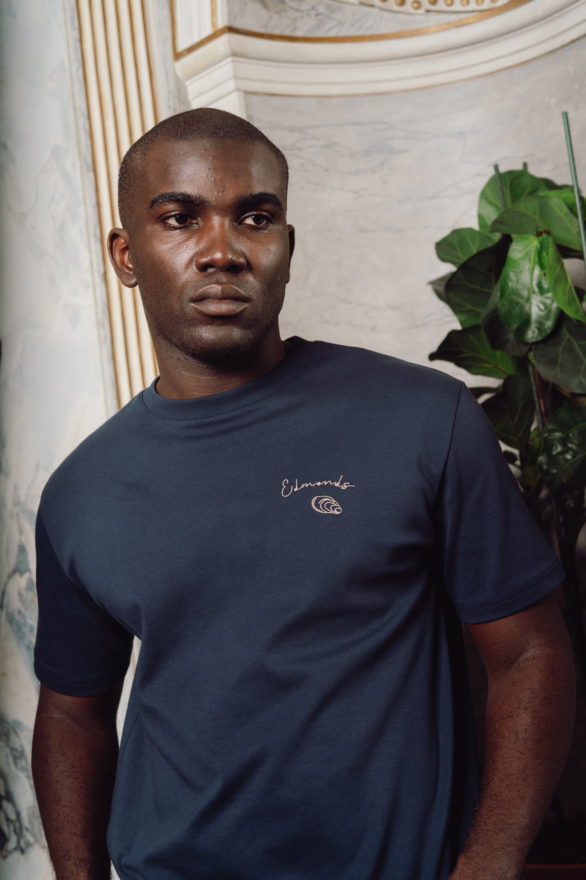 Moule Maniere tee - Navy