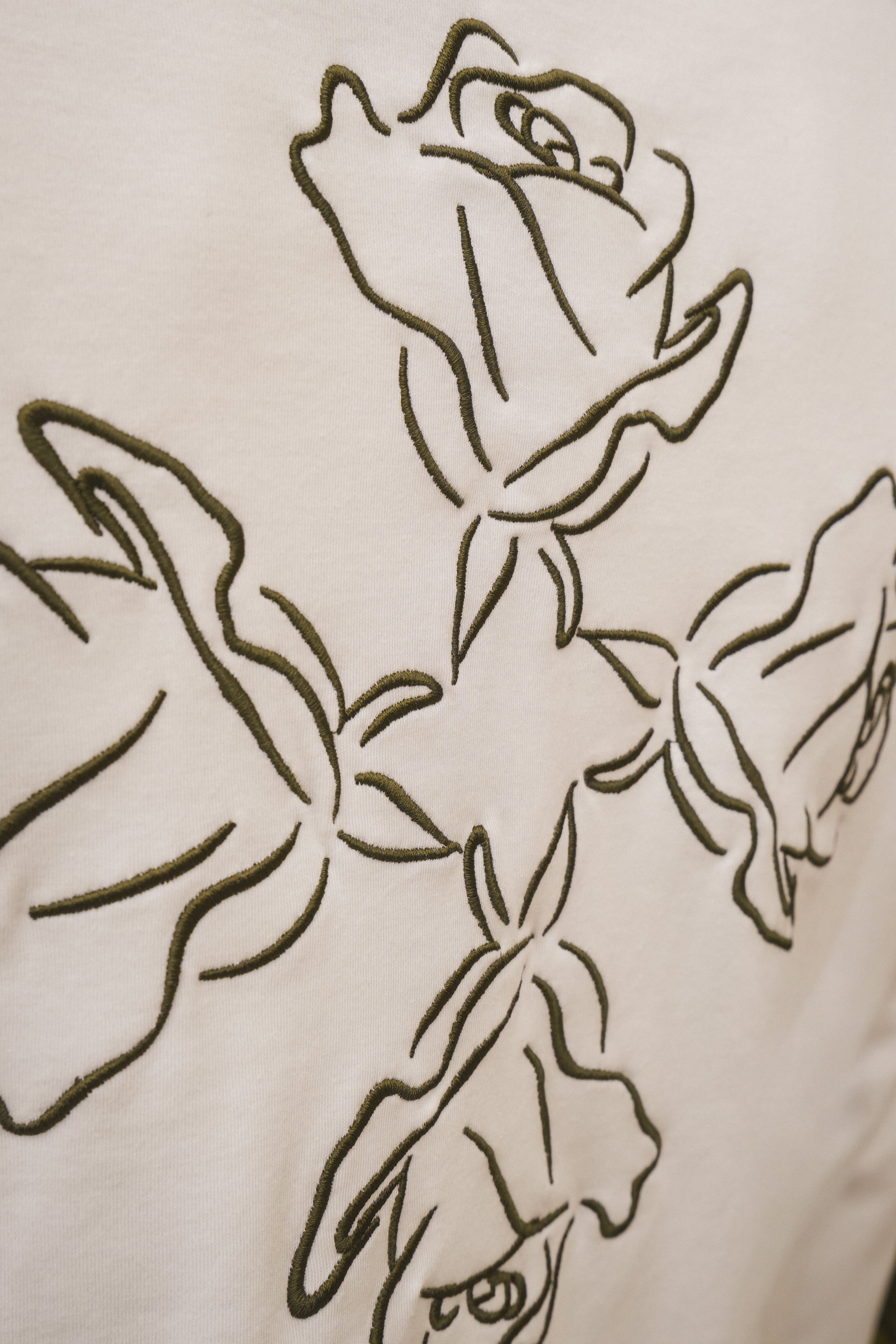 Rose logo longsleeve - Off white
