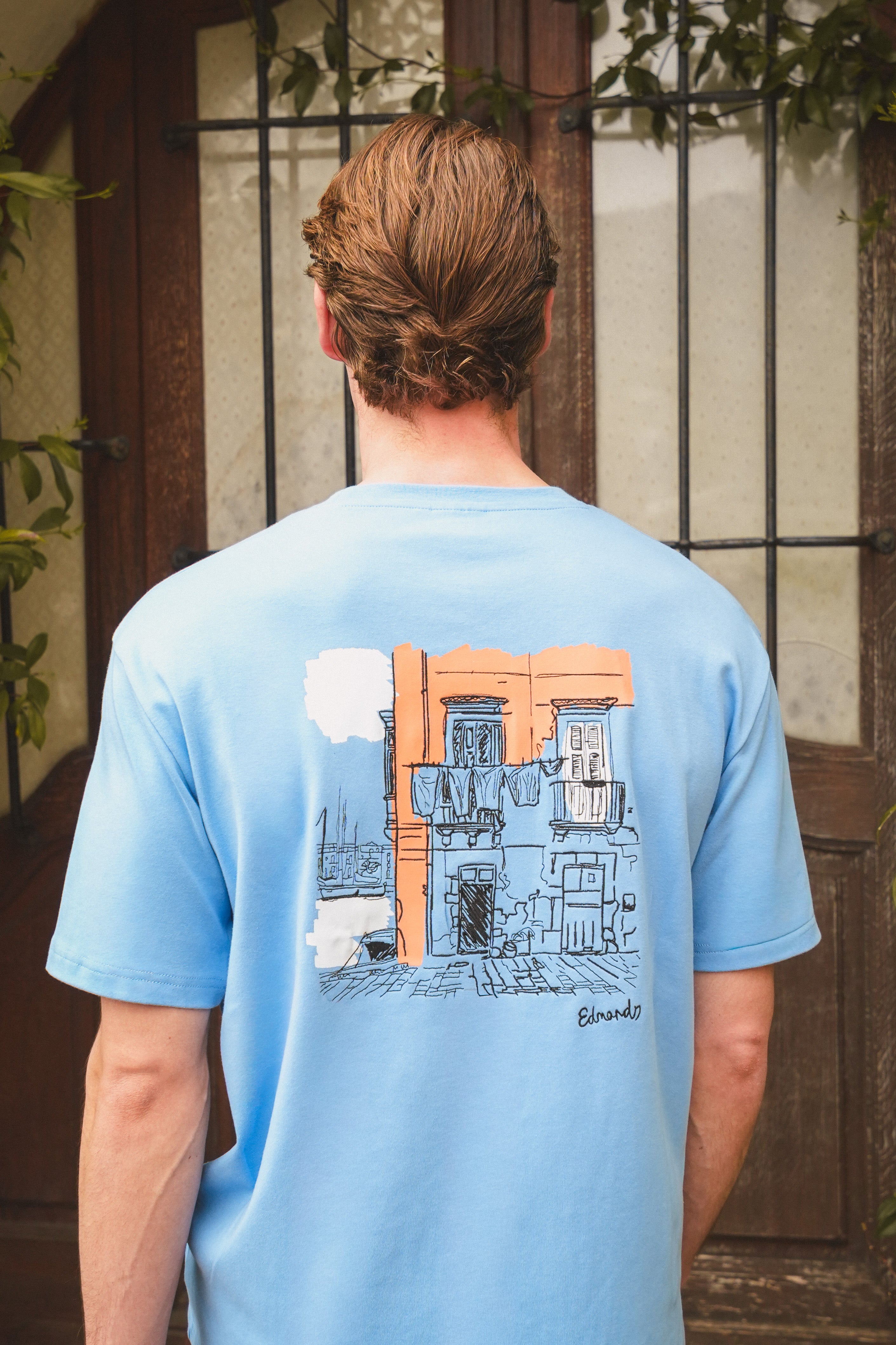 Rues vides t-shirt - Mirana blue