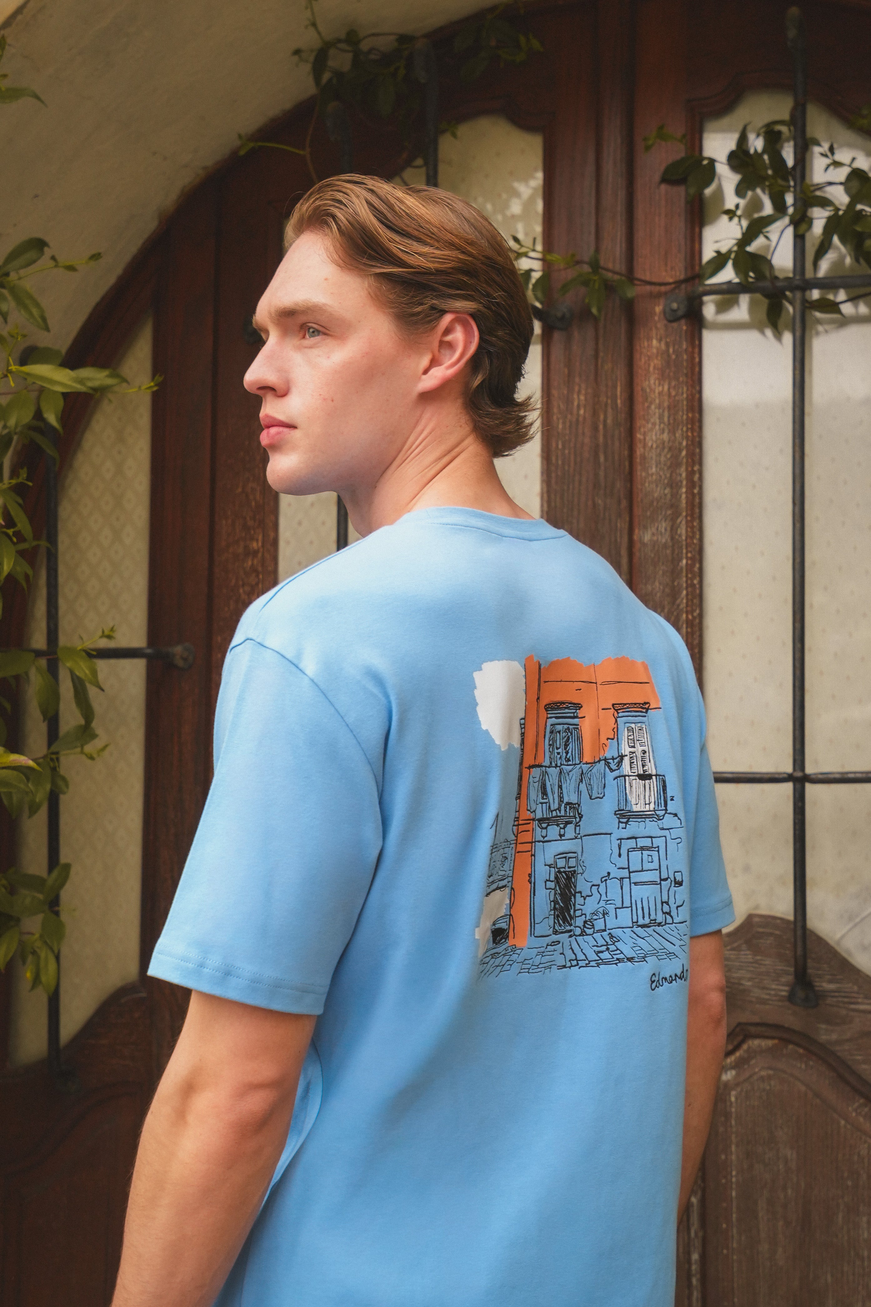 Rues vides t-shirt - Mirana blue