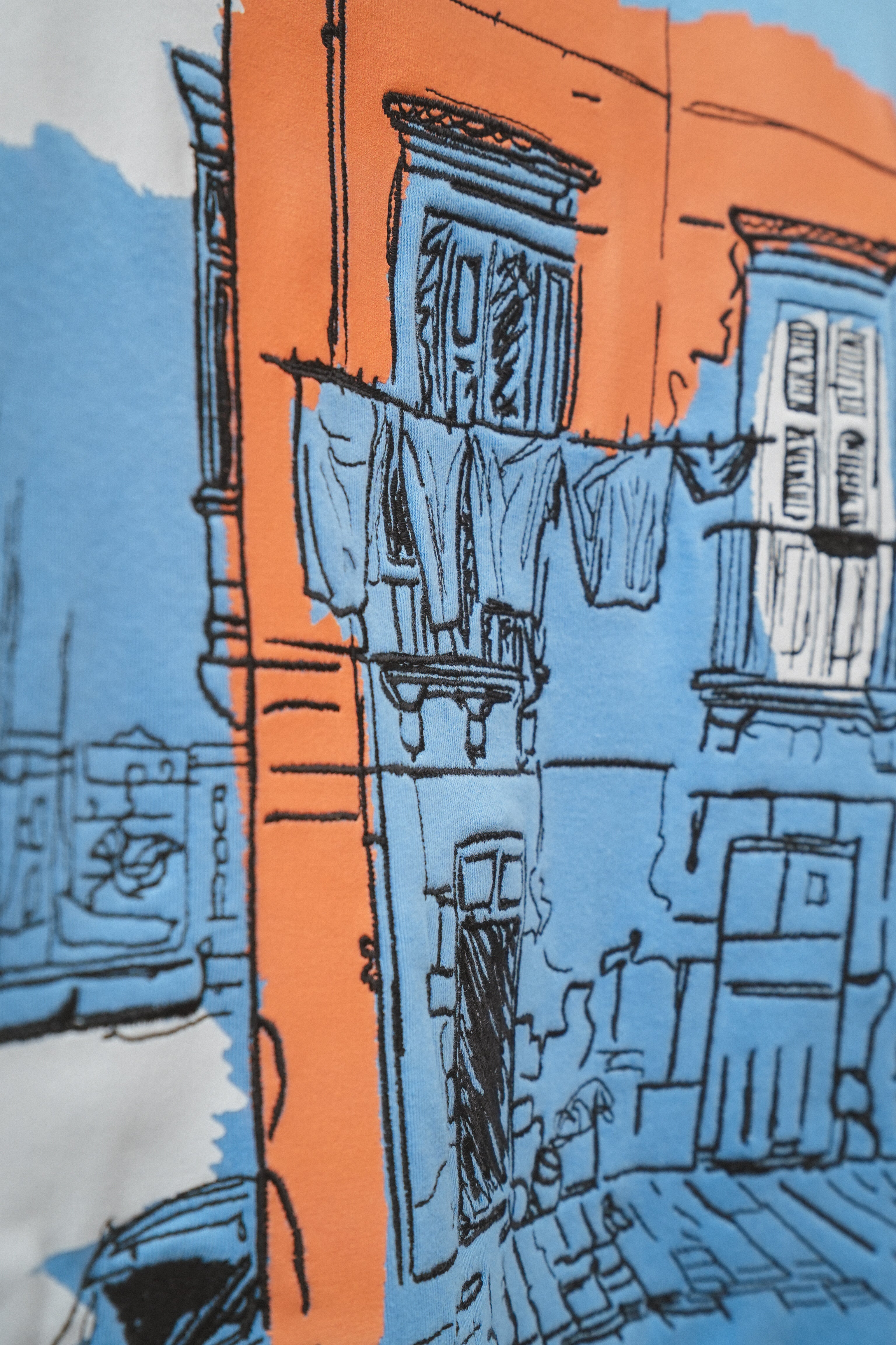 Rues vides t-shirt - Mirana blue