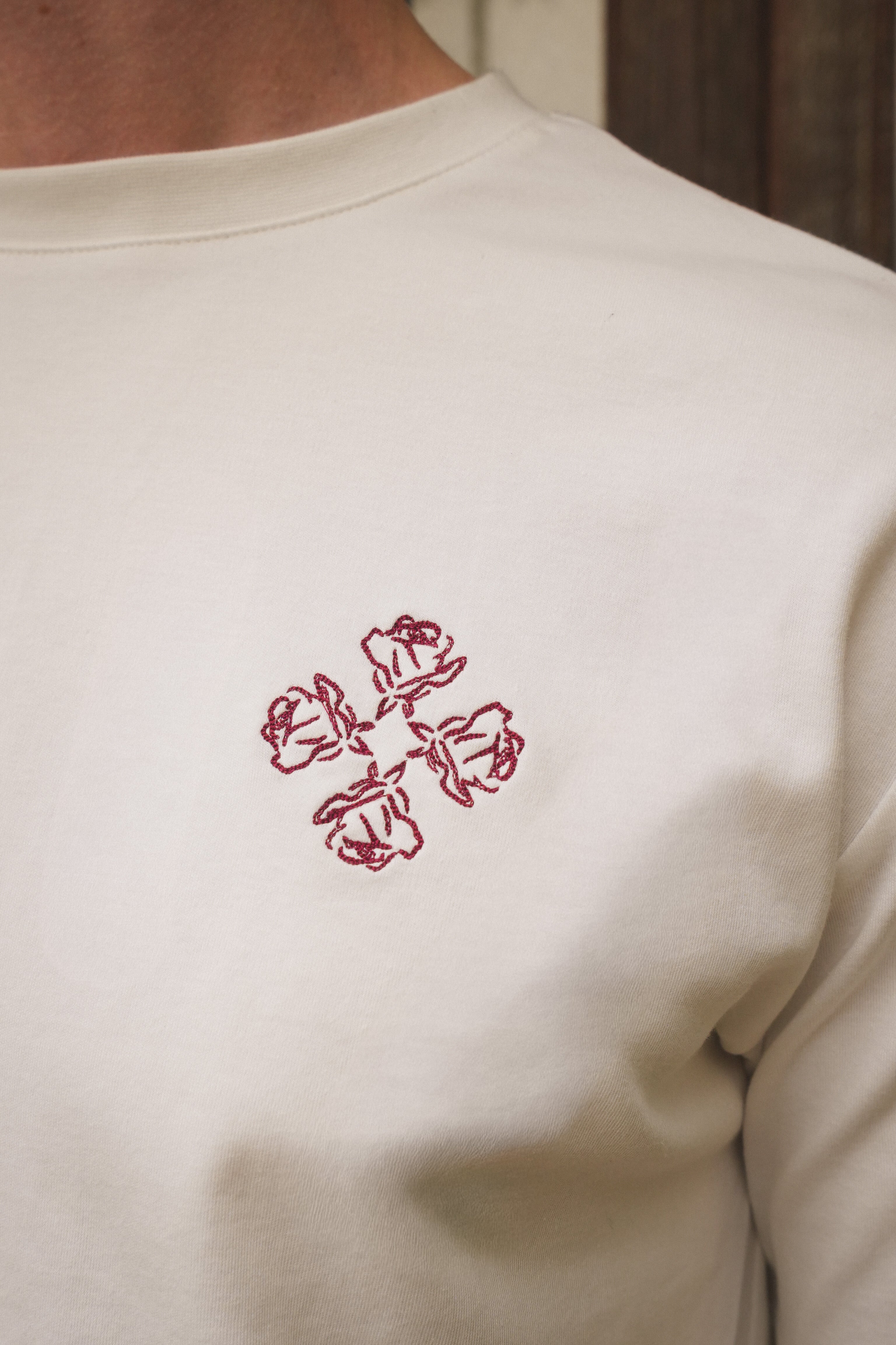 Rose logo t-shirt - Off White