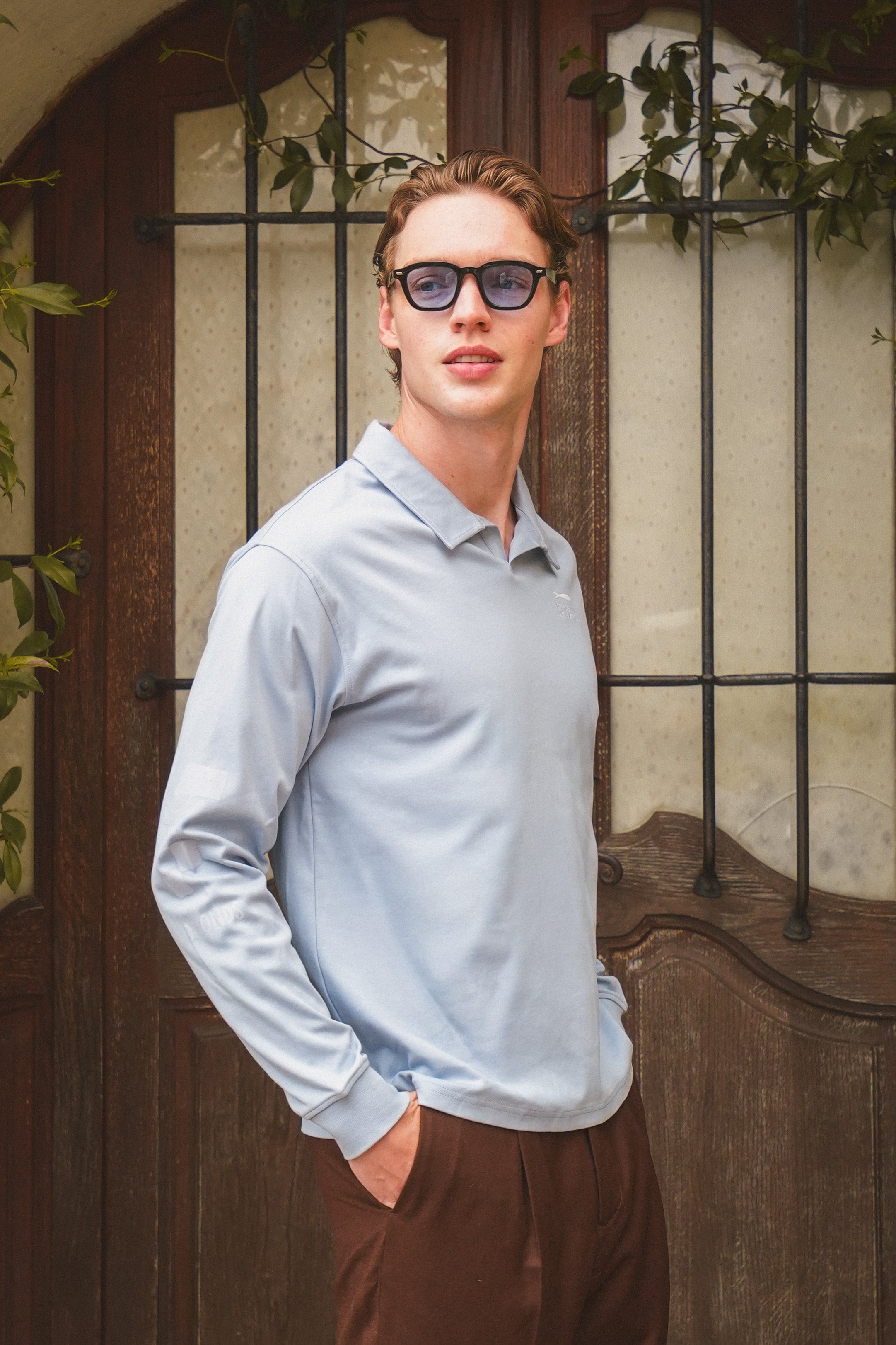 Provitez polo longsleeve - Lavender