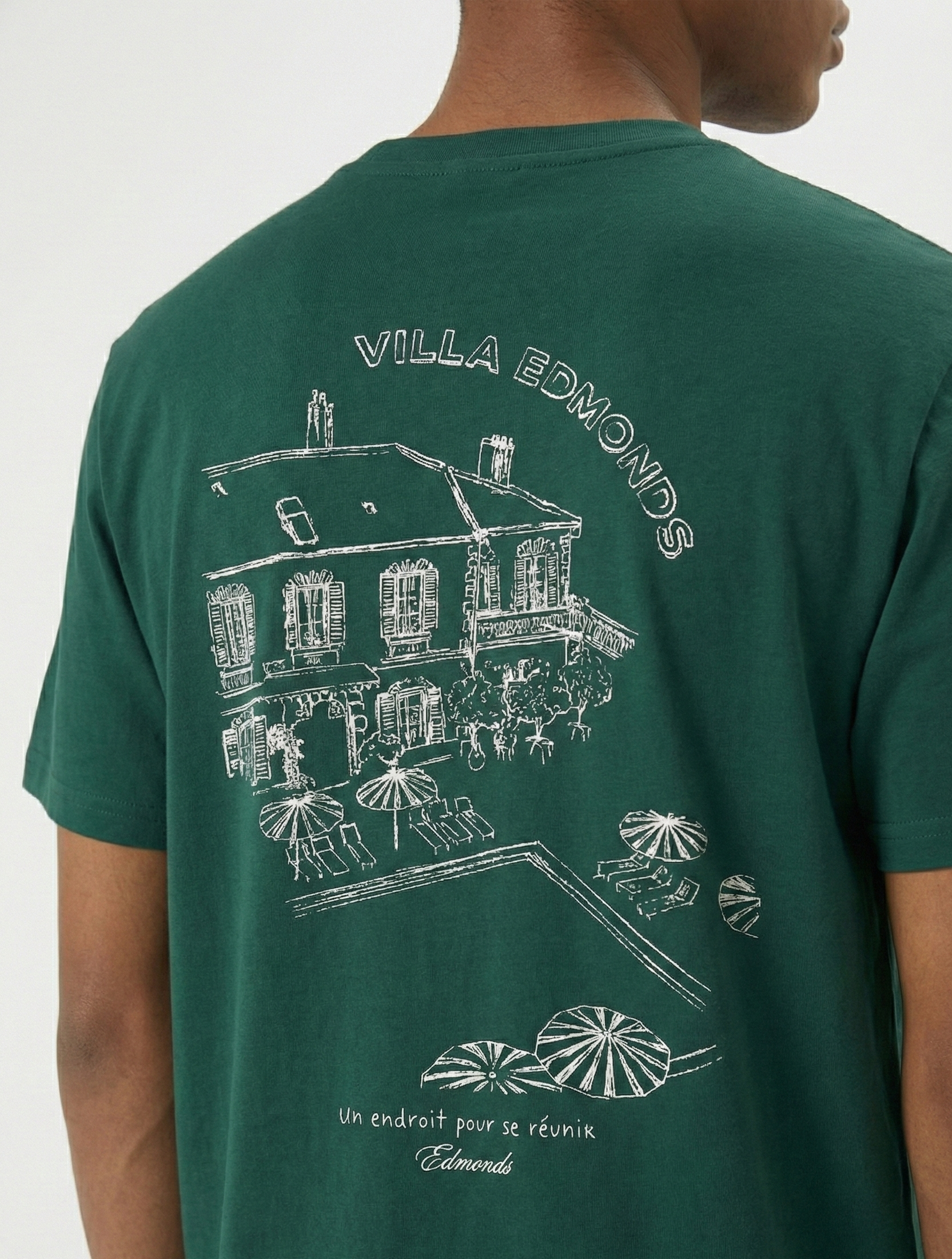 Villa Edmonds T-shirt  - Bottle green