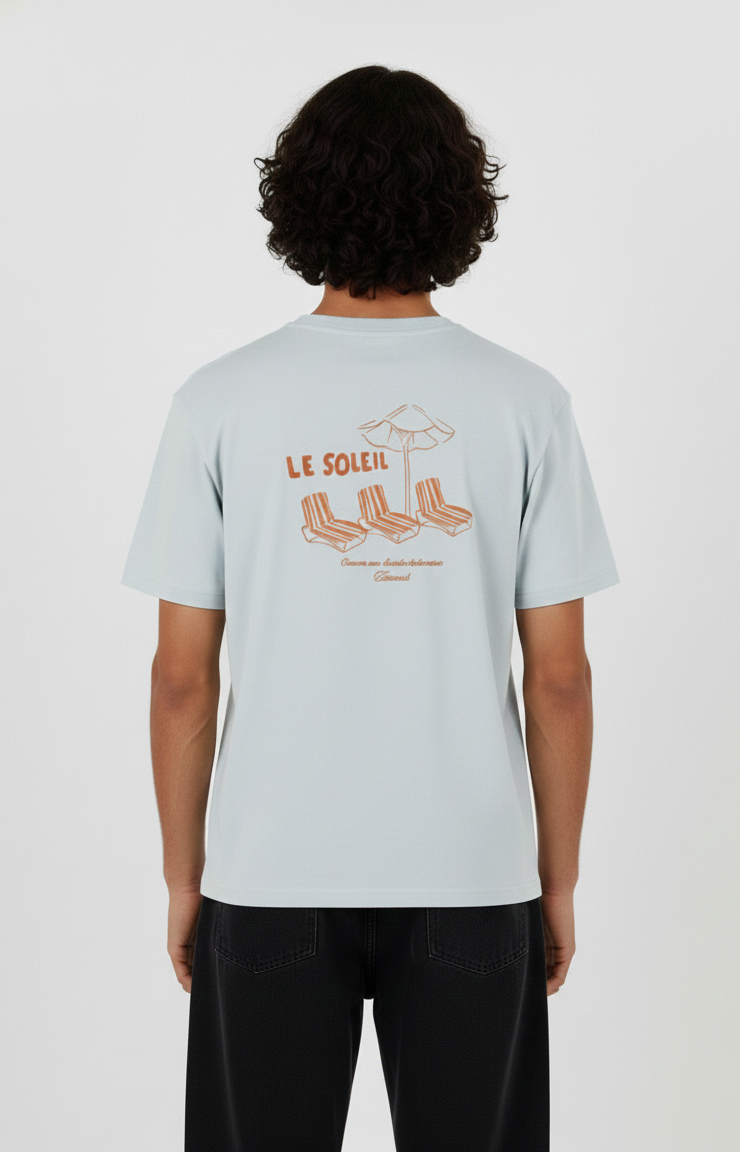 Le Soleil T-shirt - Light blue