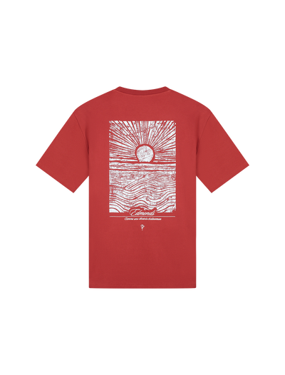 Horizon T-shirt - Bordeaux