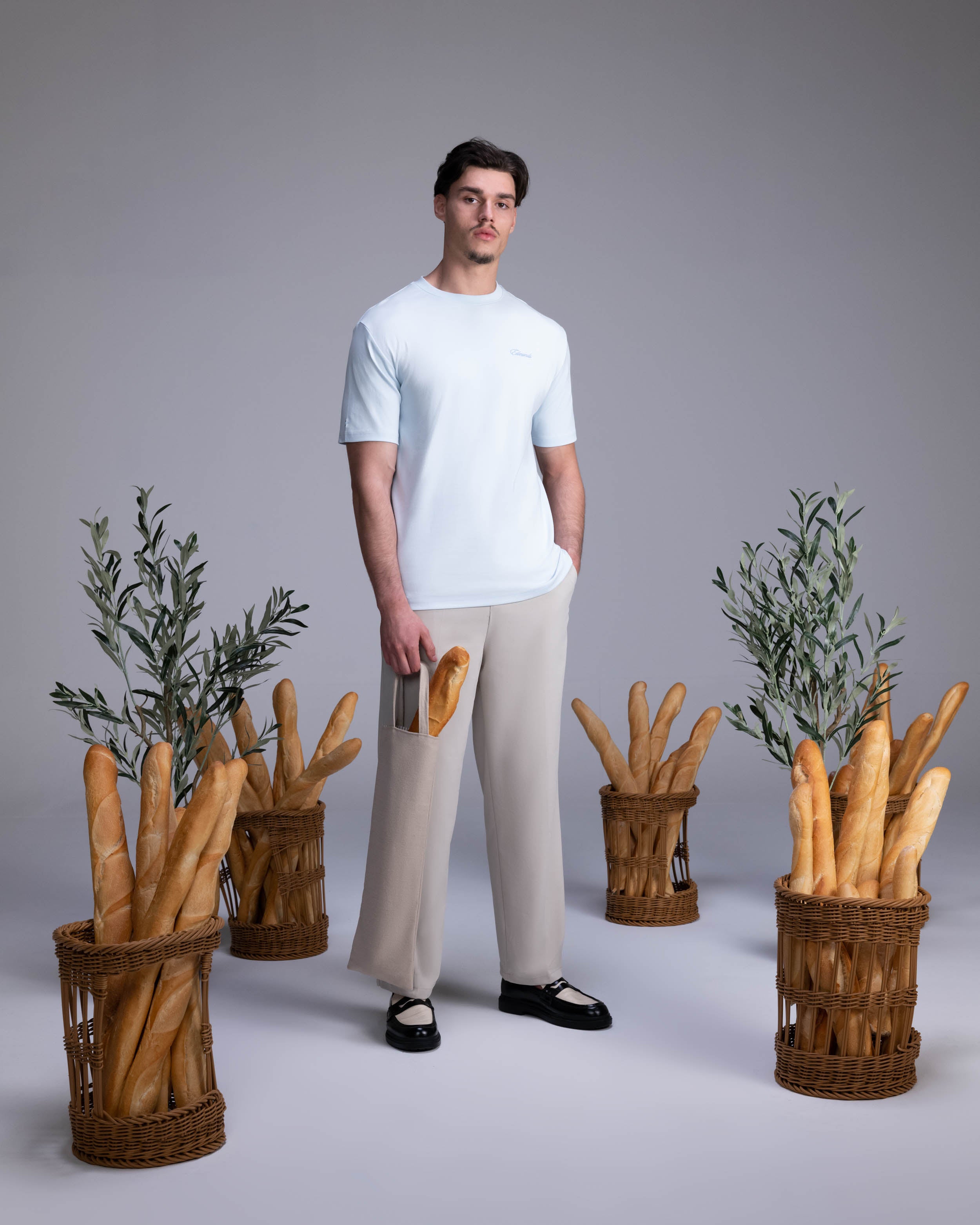Le Soleil T-shirt - Light blue