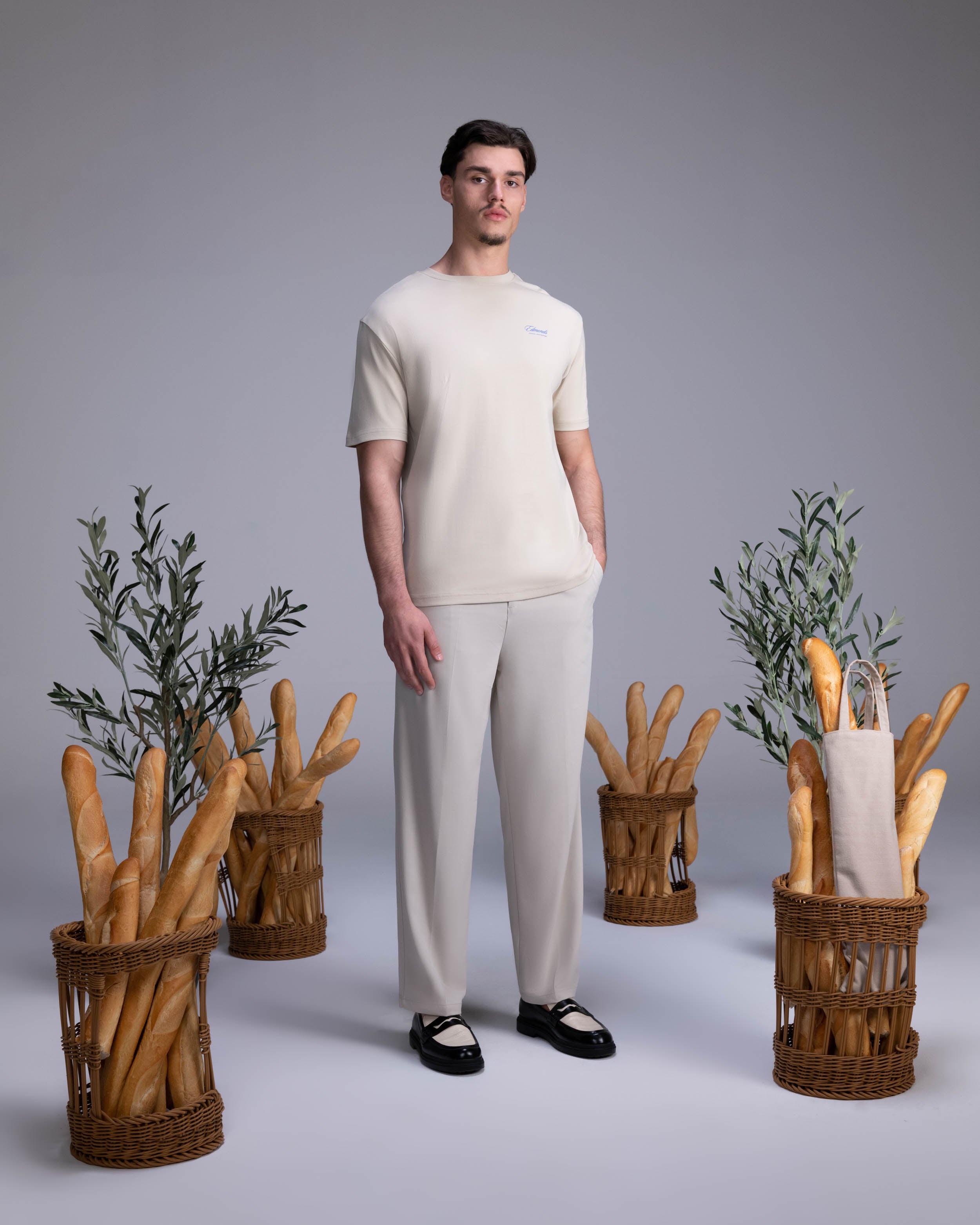 Horizon T-shirt - Light Sand