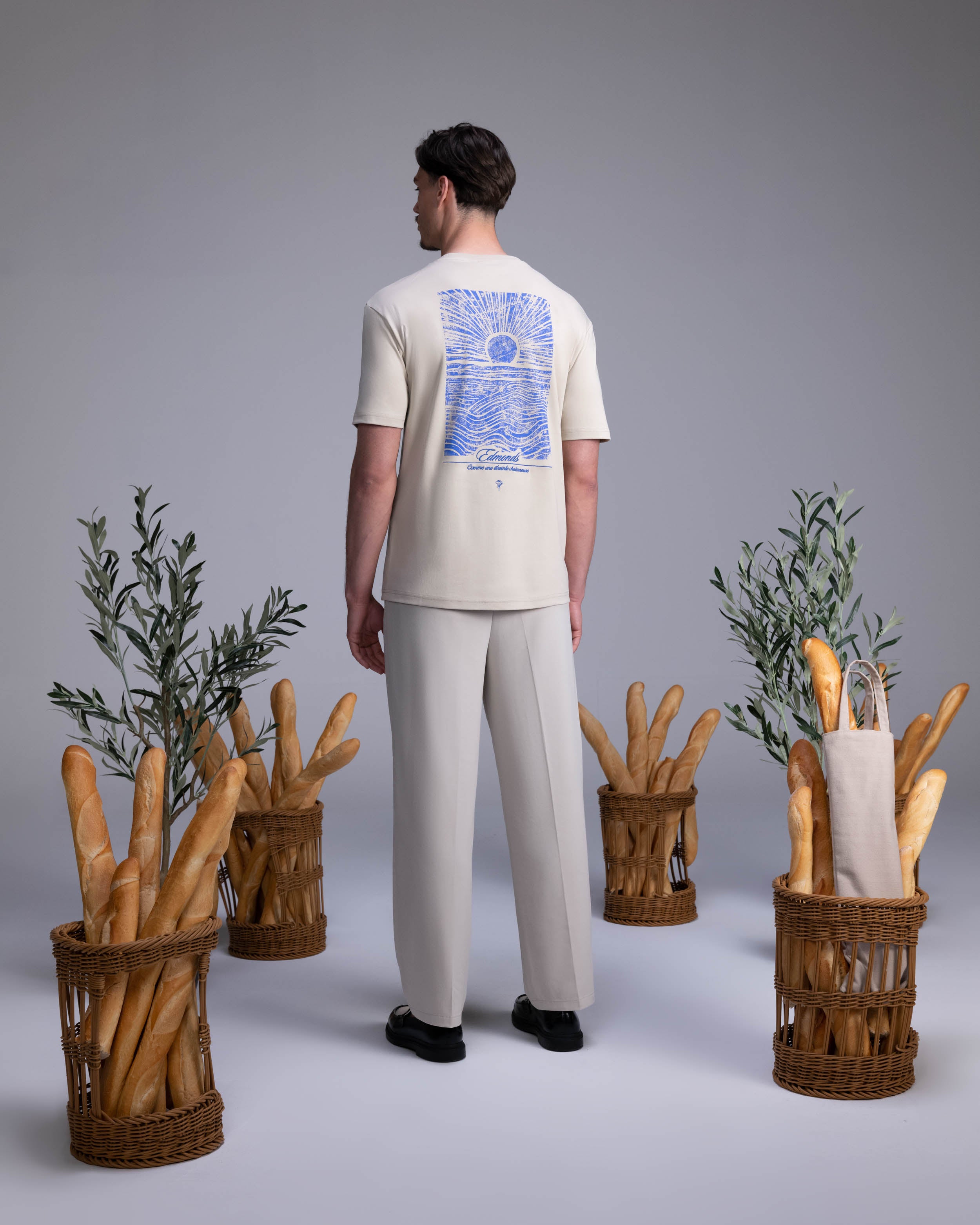 Horizon T-shirt - Light Sand