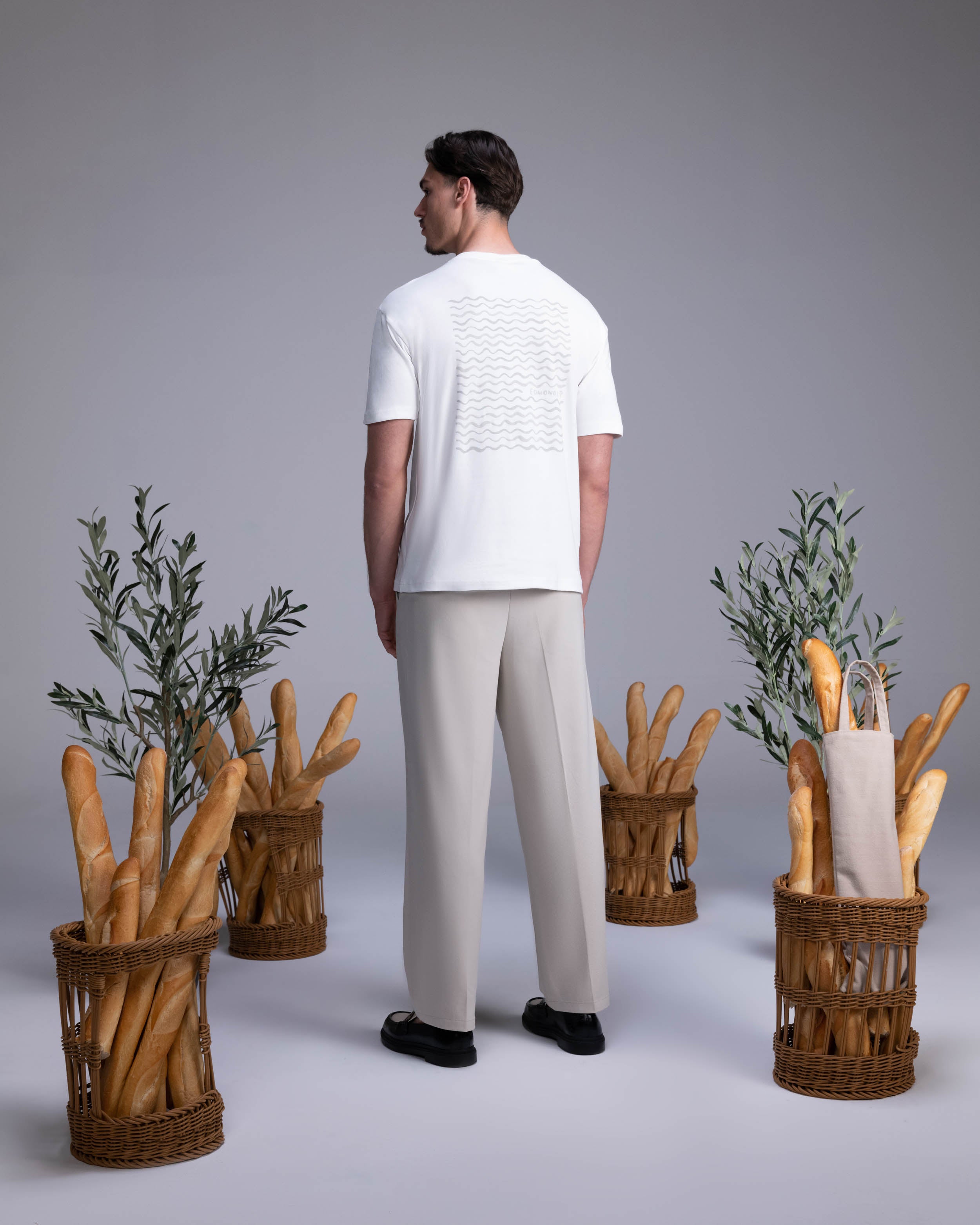 Lamé T-shirt - Off white