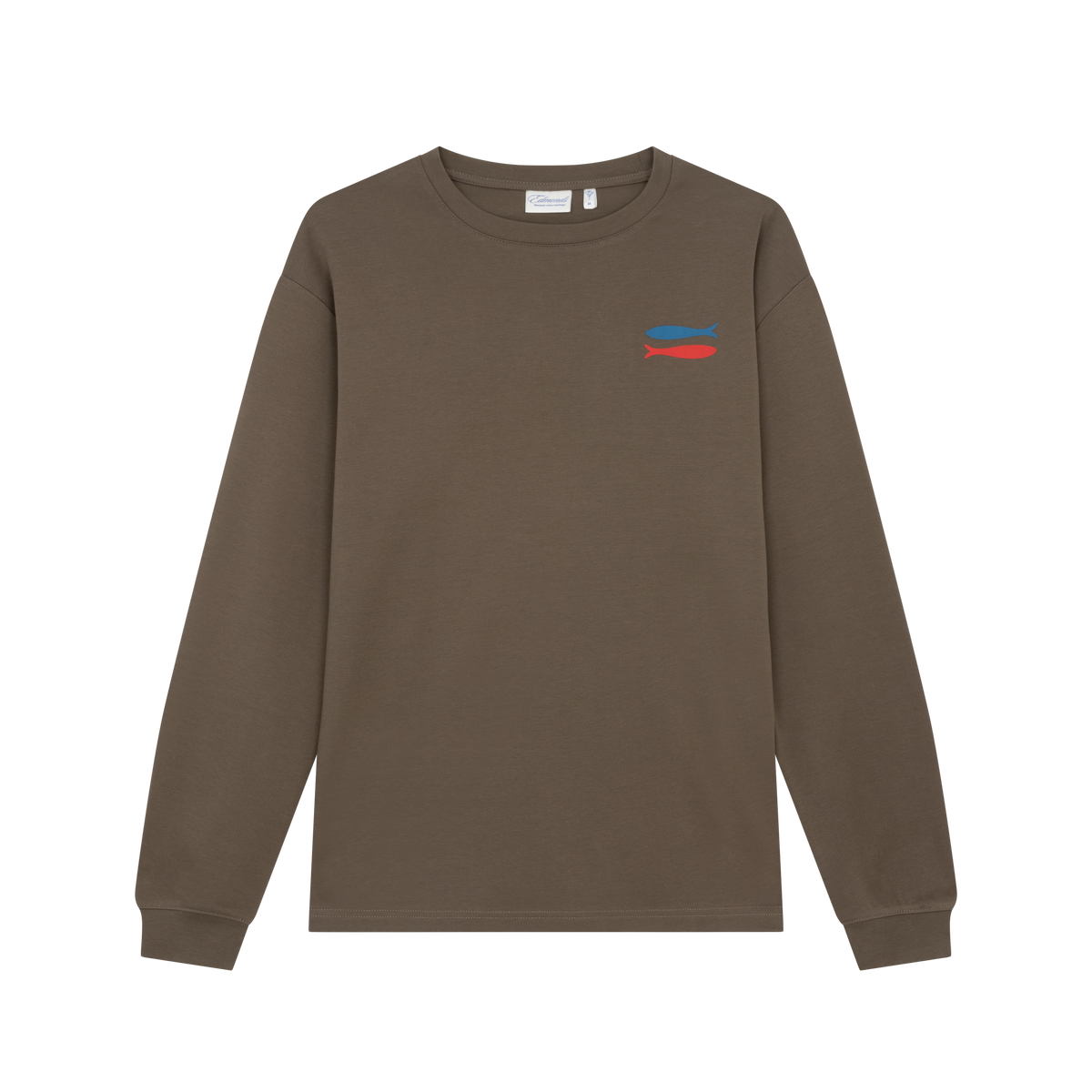 Poisson double longsleeve - brown