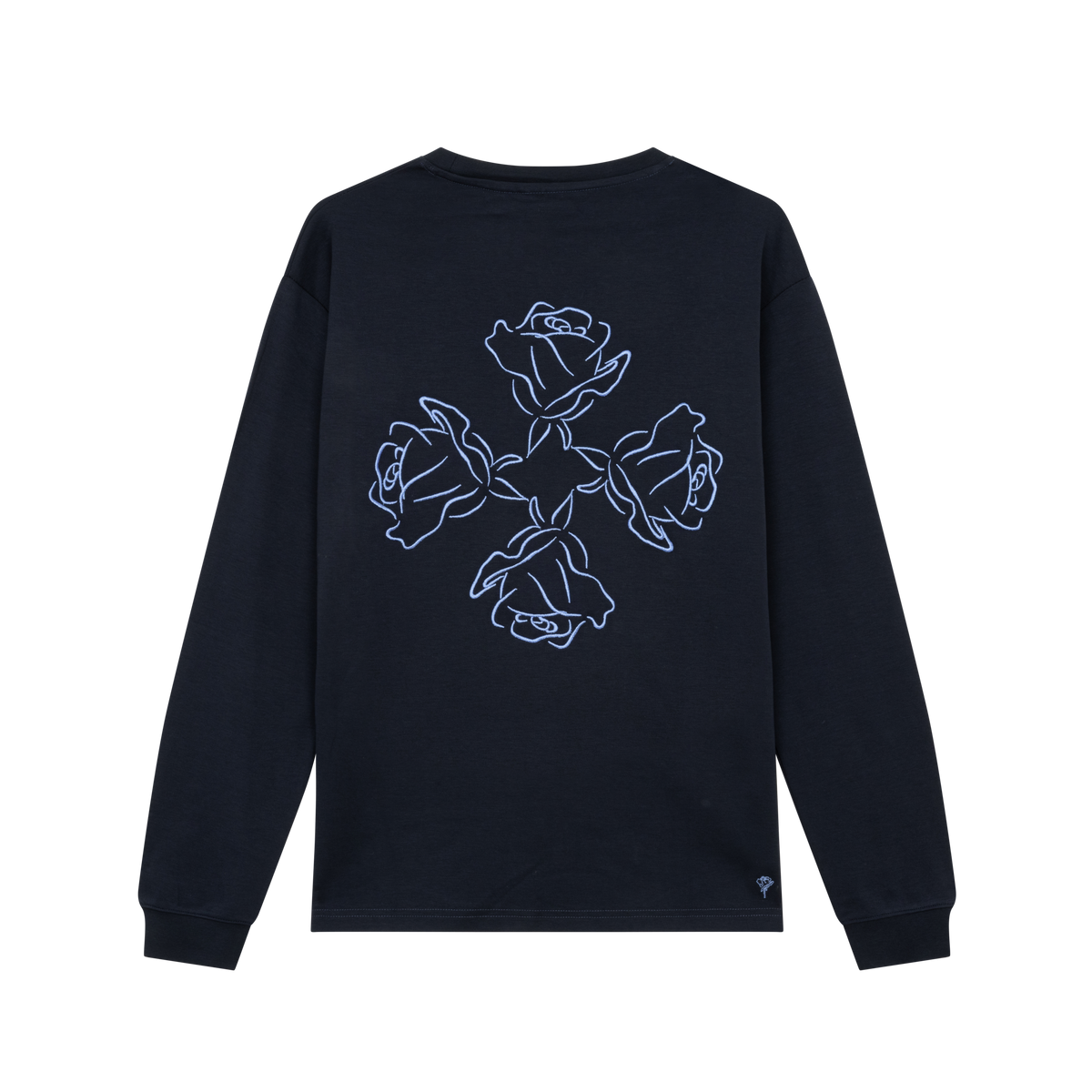 Rose logo longsleeve - Navy