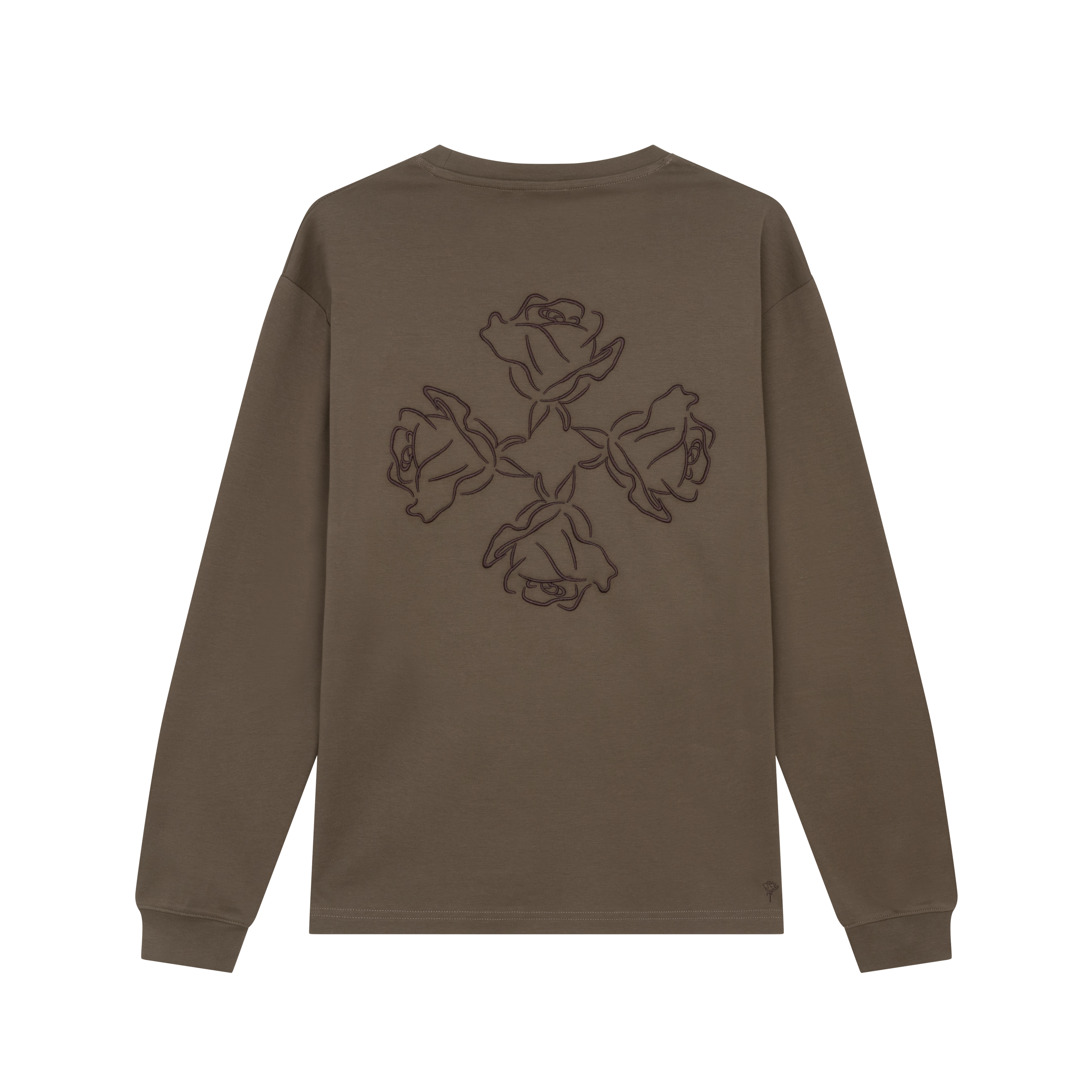 Rose logo longsleeve - Brown