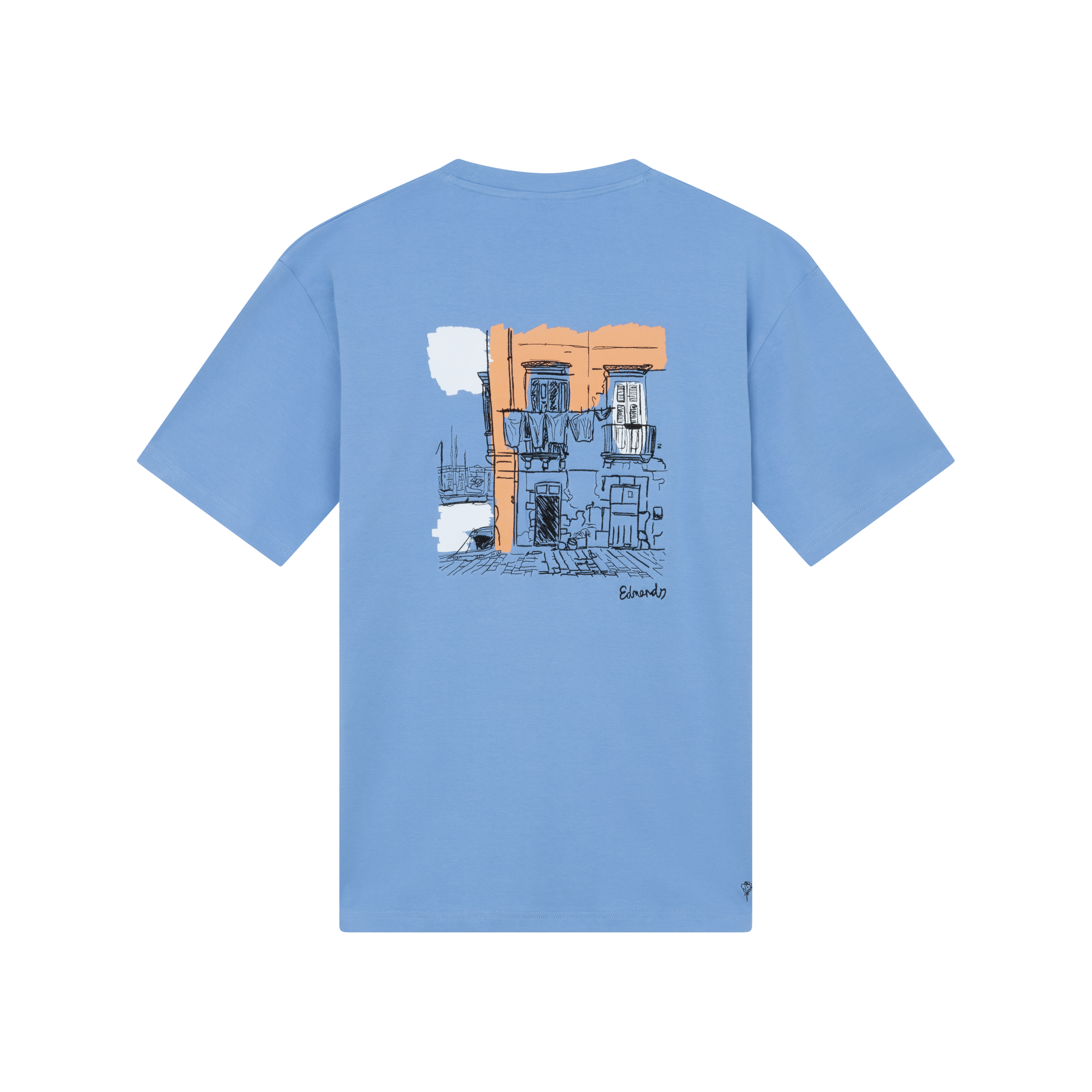 Rues vides t-shirt - Mirana blue